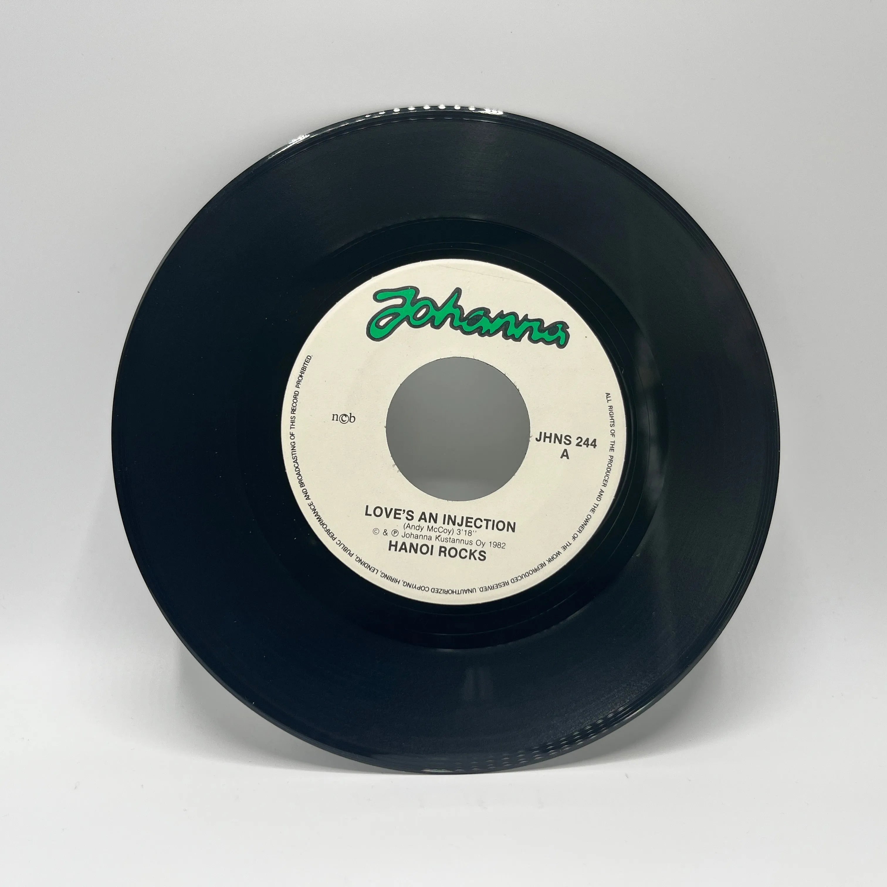 Hanoi Rocks – Love's An Injection/Taxi Driver Single