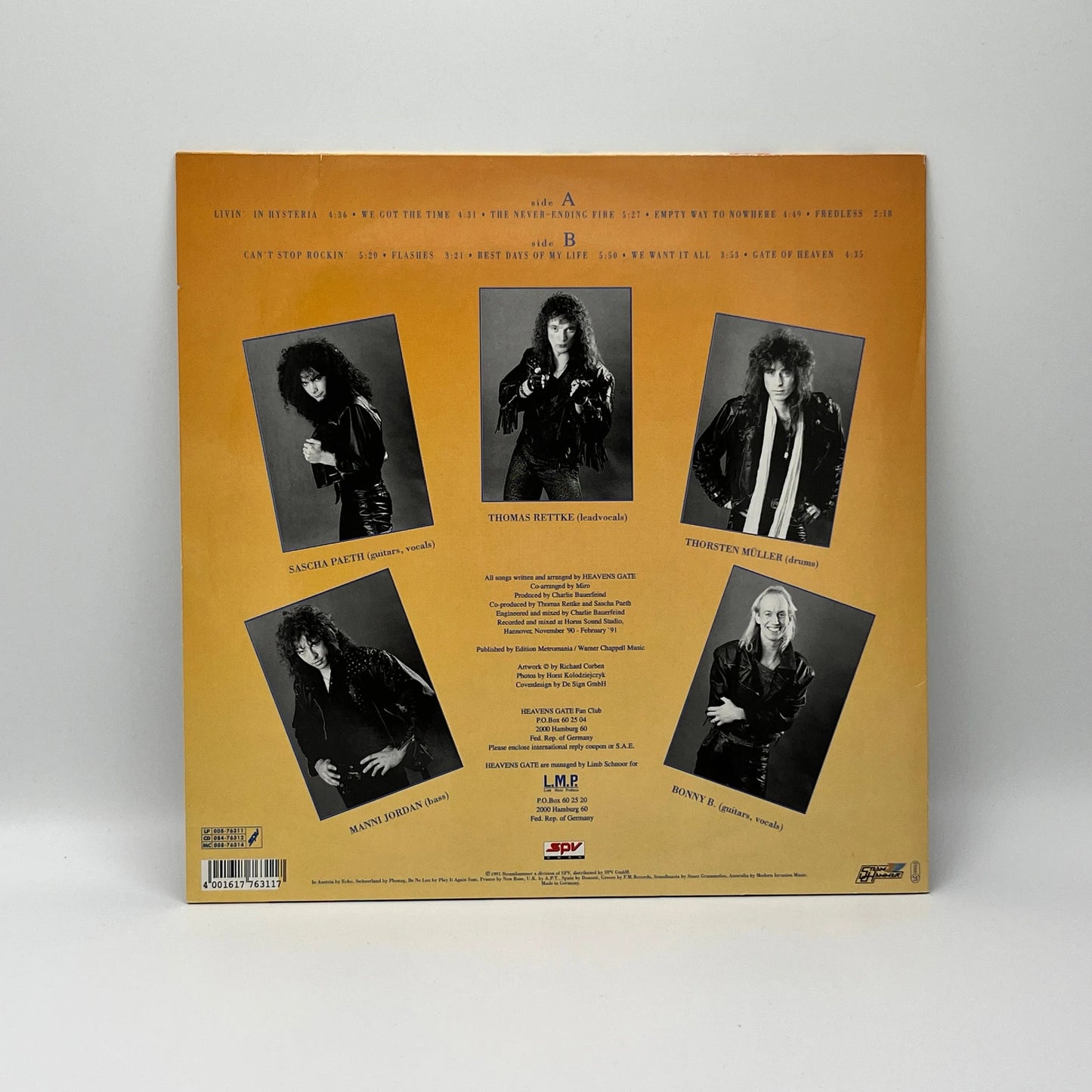 Heavens Gate - Livin' In Hysteria LP