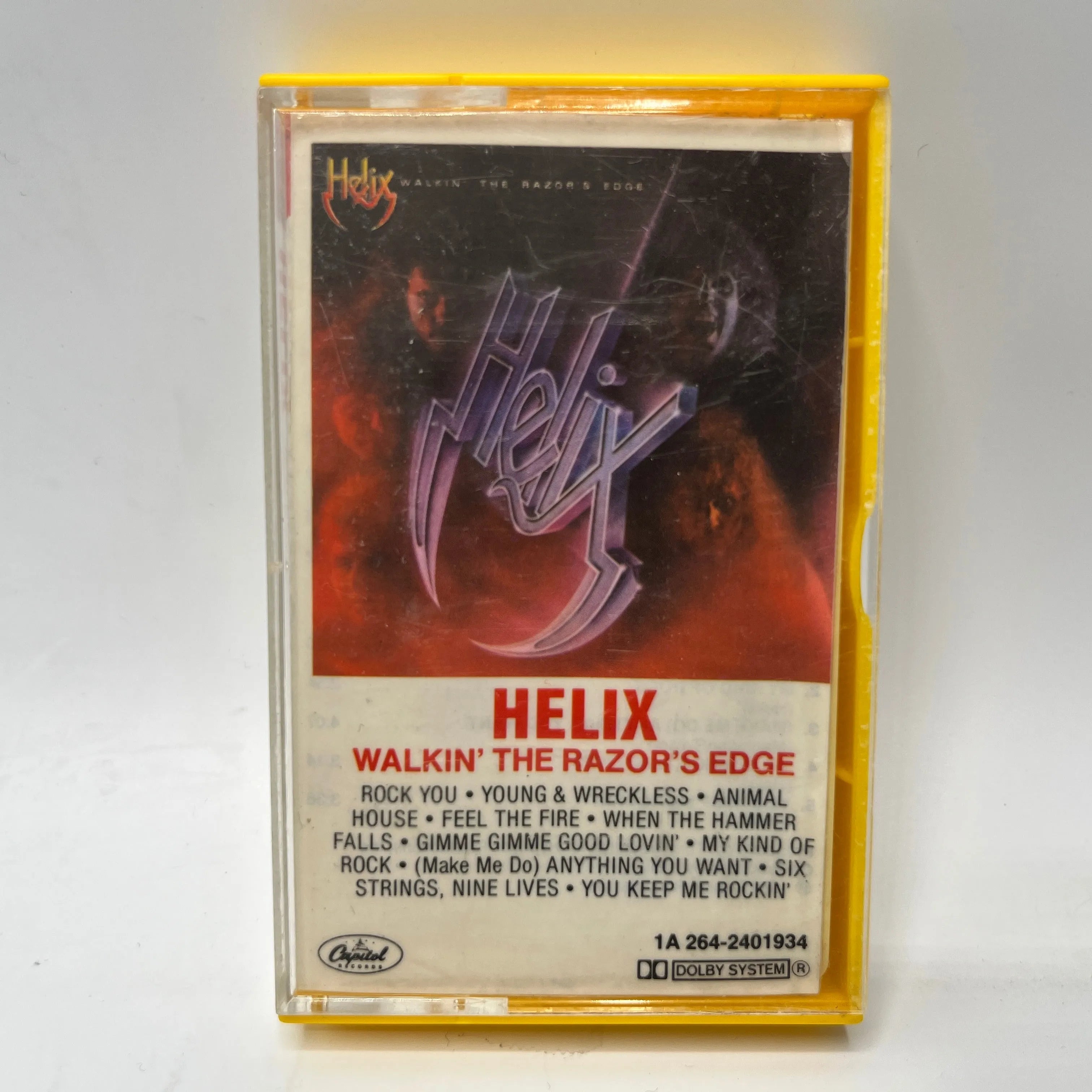 Helix – Walkin' The Razor's Edge C-Kasetti
