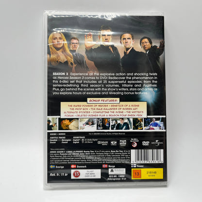 Heroes - Kausi 3 (DVD)