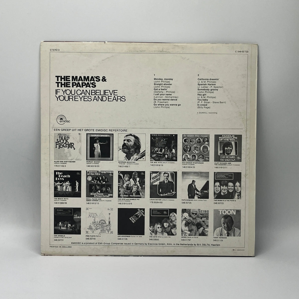 The Mamas & The Papas – If You Can Believe Your Eyes And Ears LP