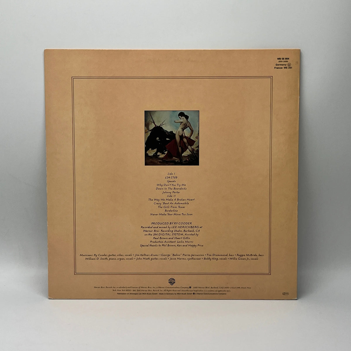 Ry Cooder – Borderline LP