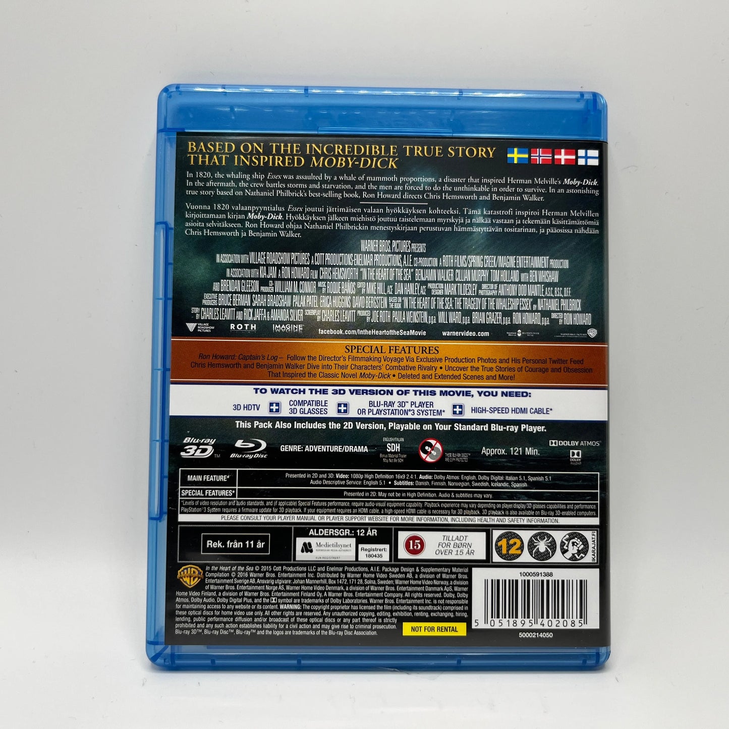 In The Heart Of The Sea 3D (Blu-Ray)