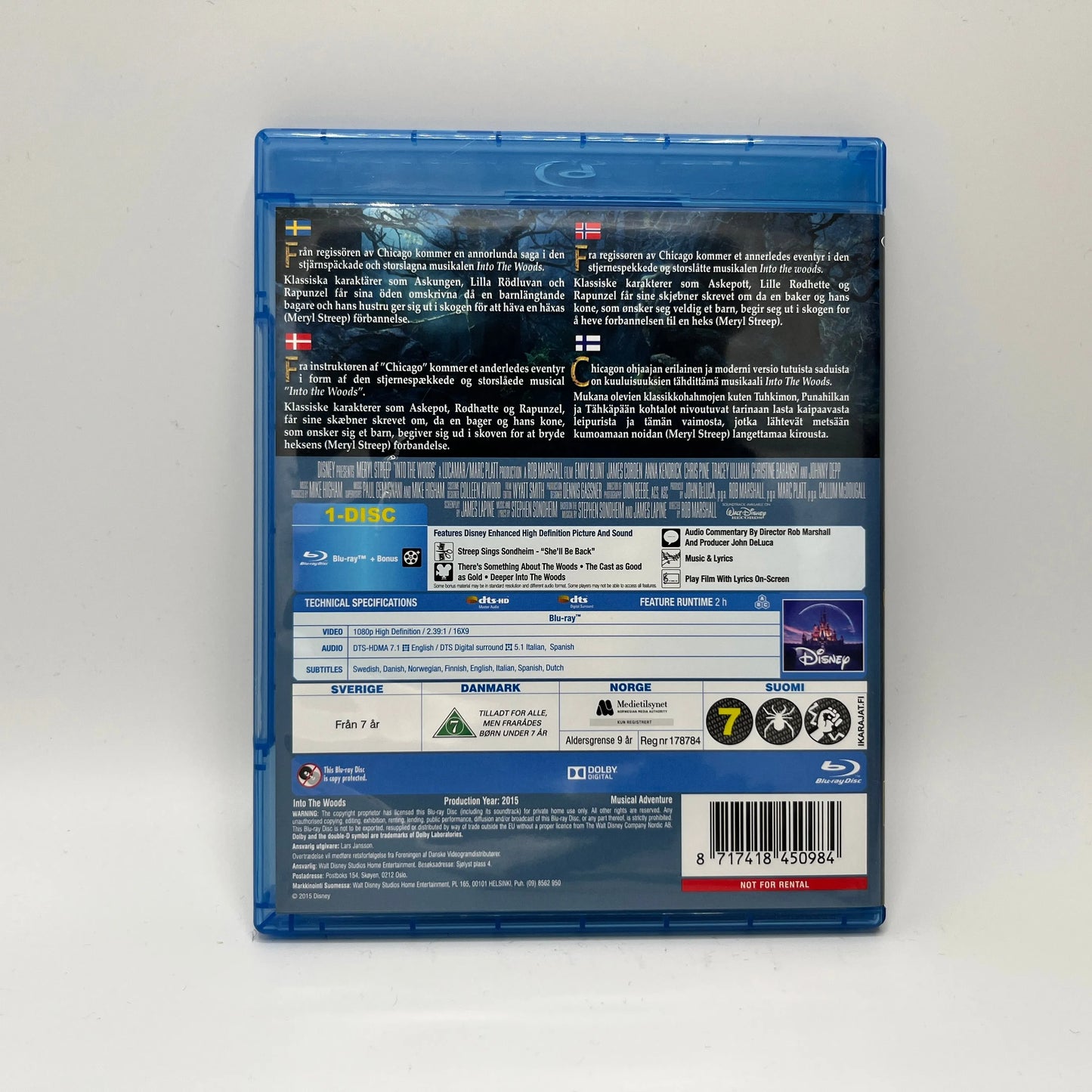 Into The Woods (Blu-Ray)