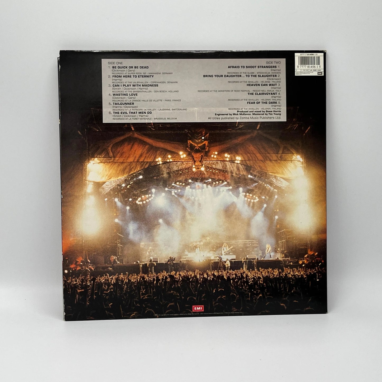 Iron Maiden - Real Live One LP
