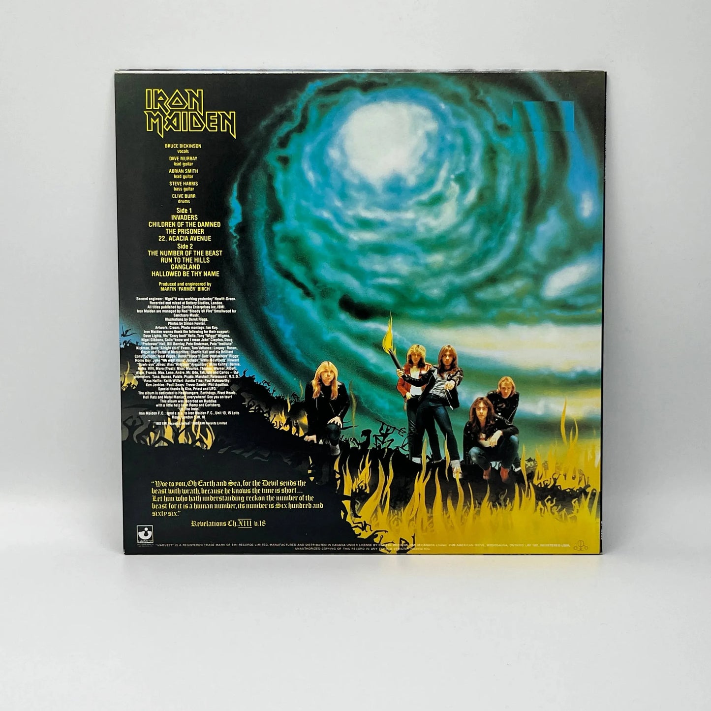 Iron Maiden - The Number Of The Beast LP