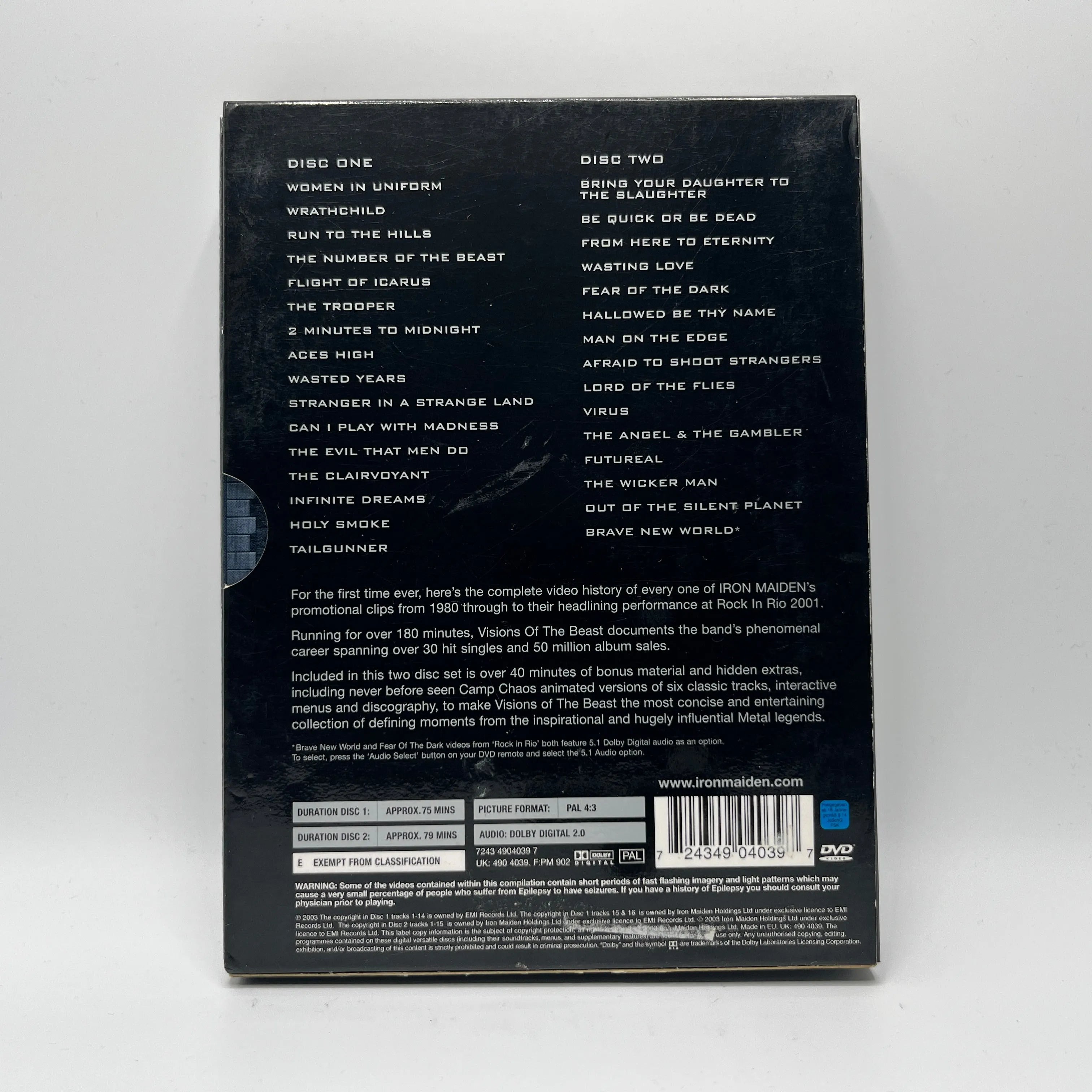 Iron Maiden - Visions Of The Beast (DVD)