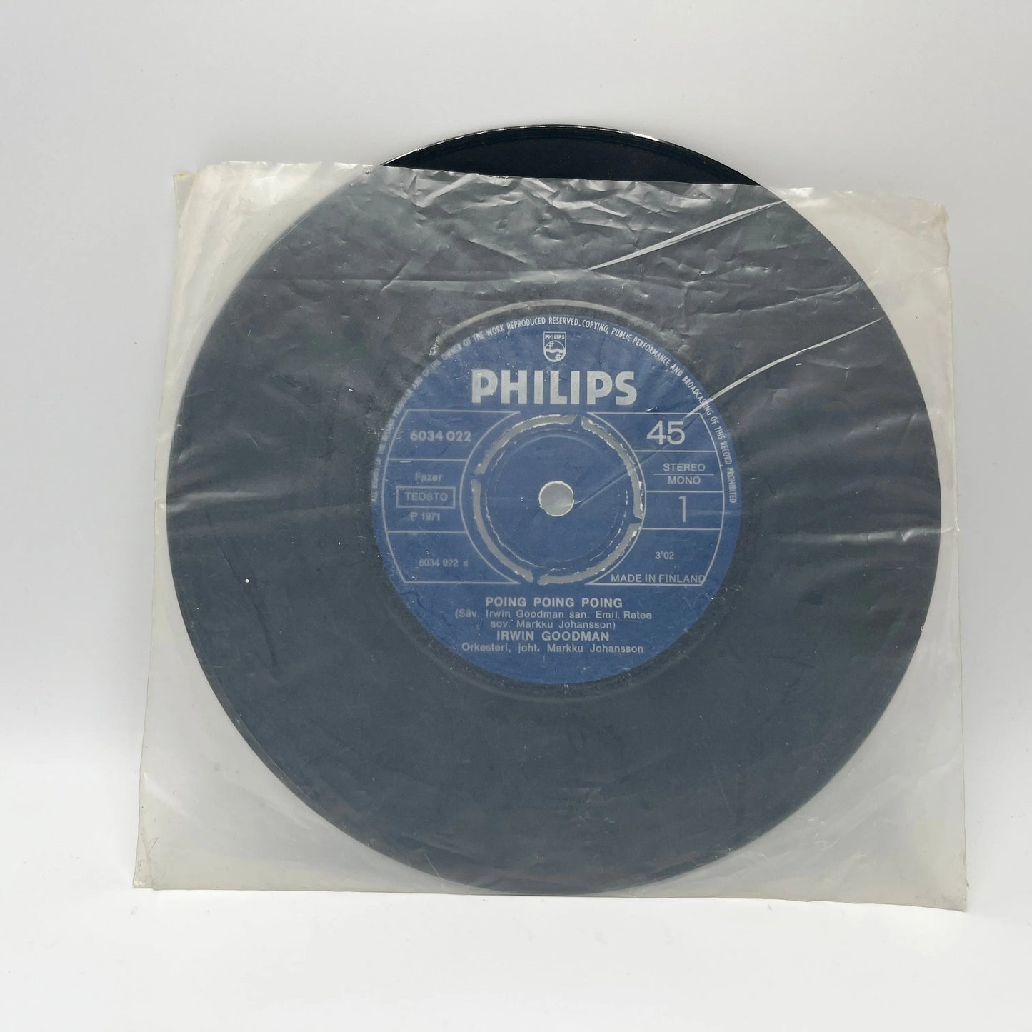 Irwin Goodman - Kadun Kasvatti/Poing Poing Poing Single