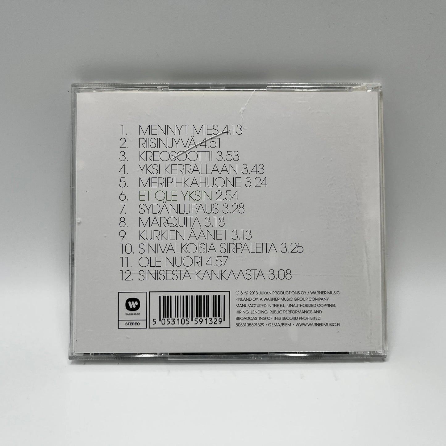 J. Karjalainen - Et Ole Yksin CD