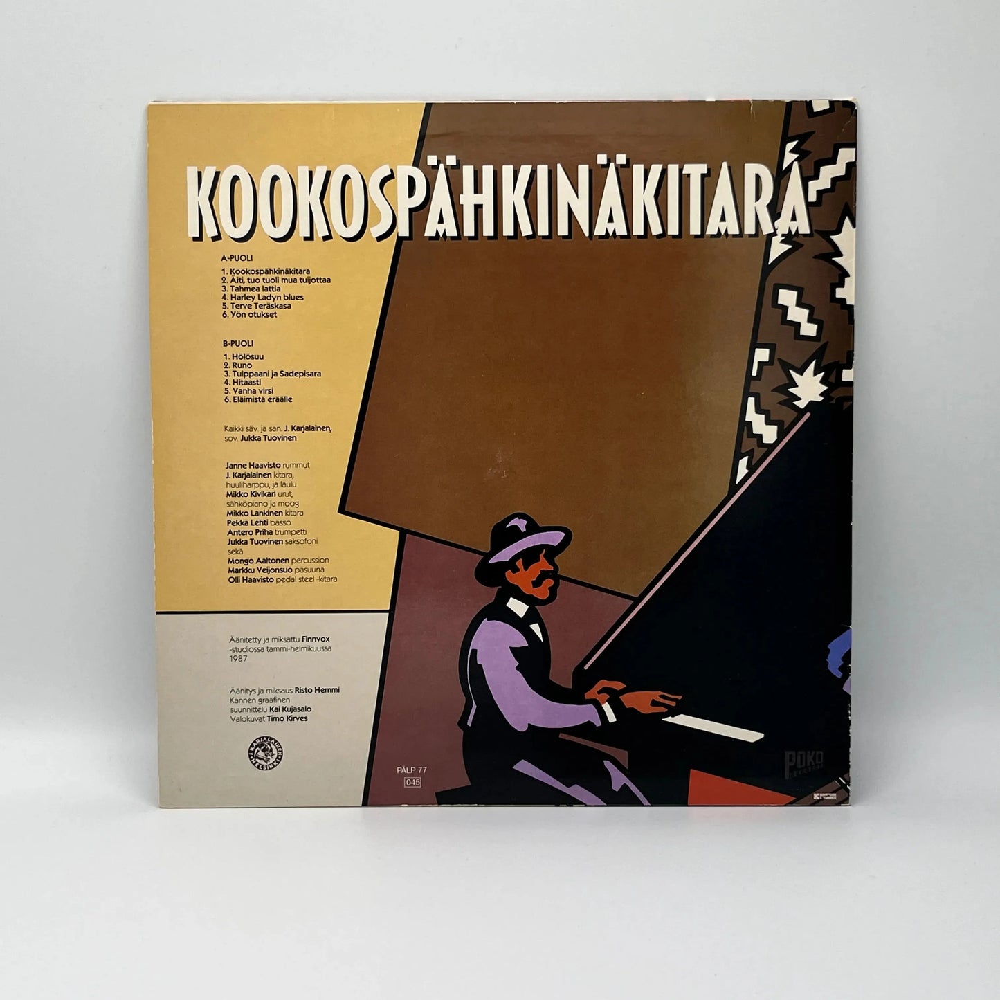 J. Karjalainen Ja Mustat Lasit - Kookospähkinäkitara LP