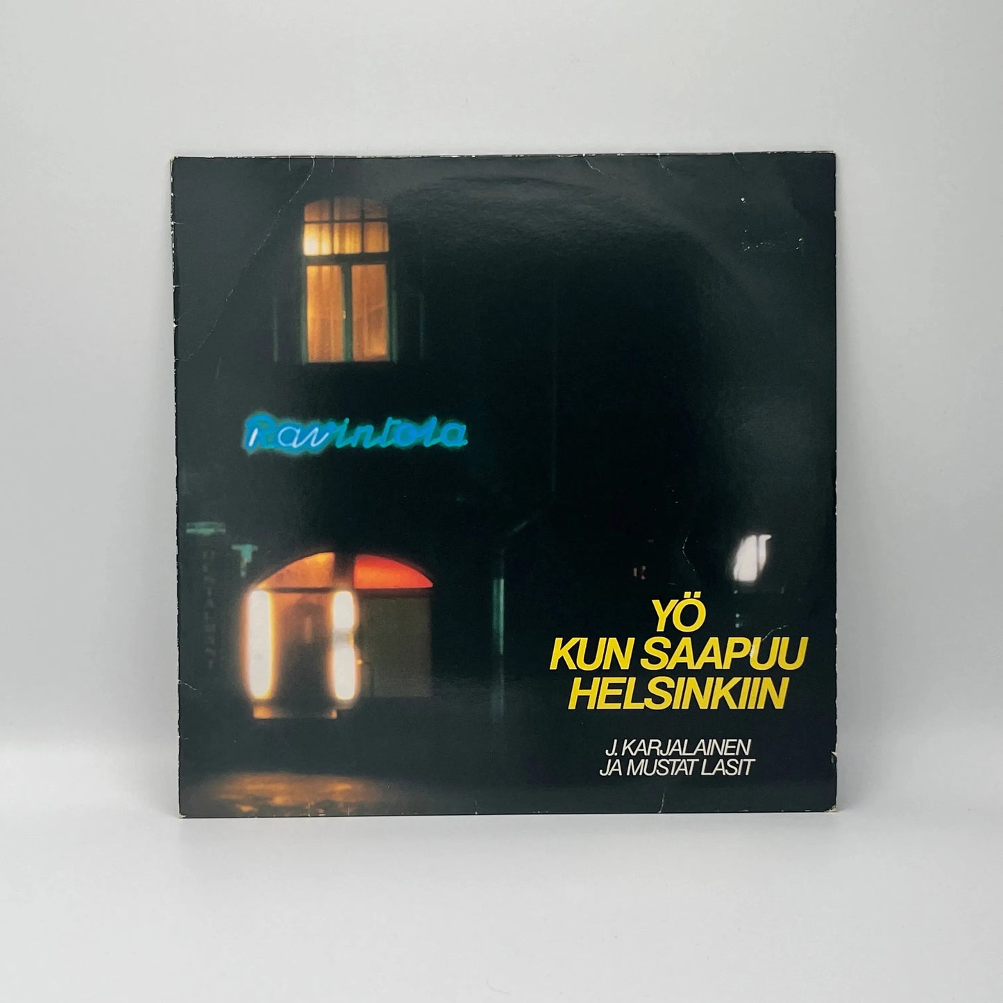 J. Karjalainen Ja Mustat Lasit - Yö Kun Saapuu Helsinkiin LP