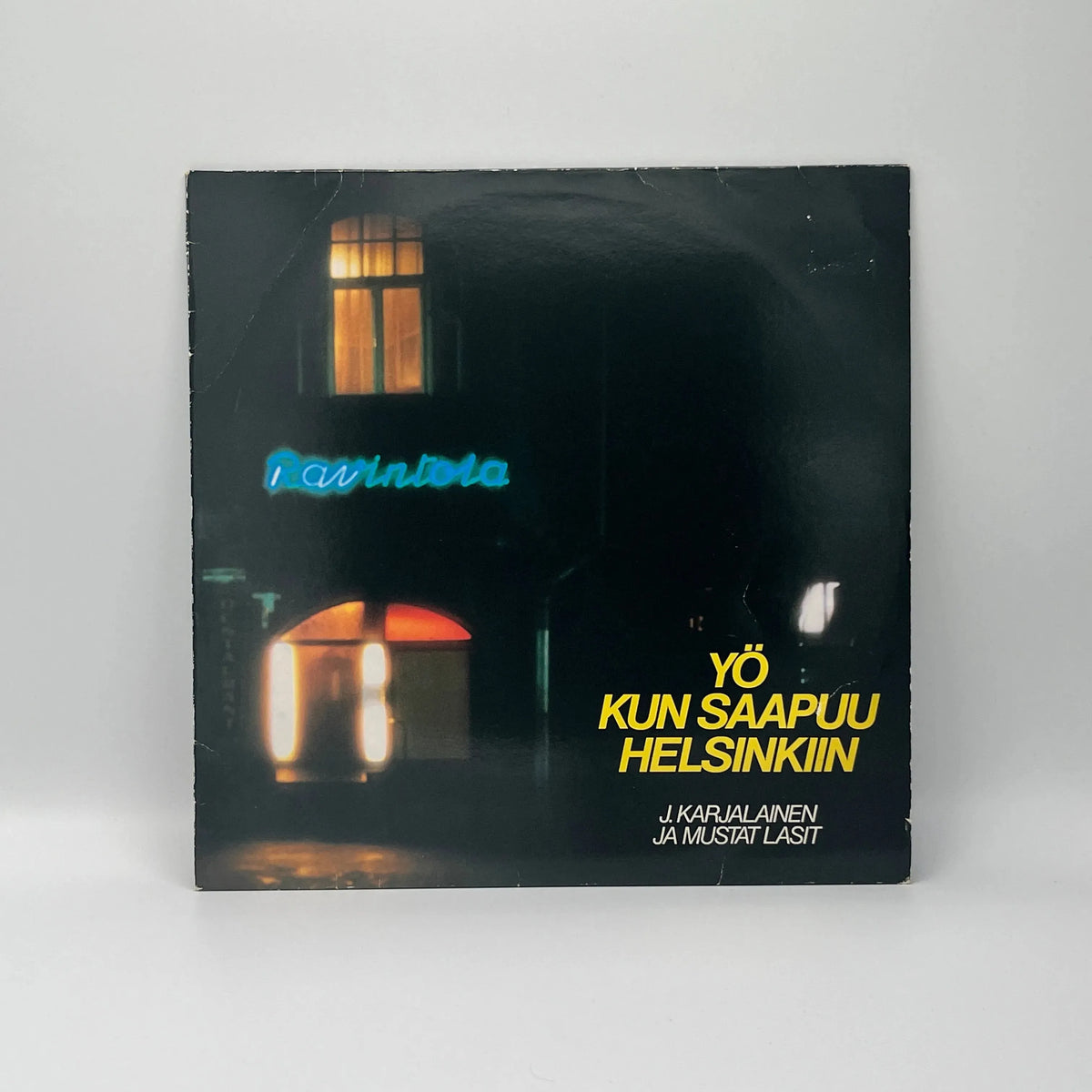 J. Karjalainen Ja Mustat Lasit - Yö Kun Saapuu Helsinkiin LP