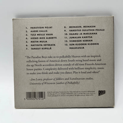 J. Karjalainen Ja Veli-Matti Järvenpää – Paratiisin Pojat - Amerikansuomalaisia Lauluja CD