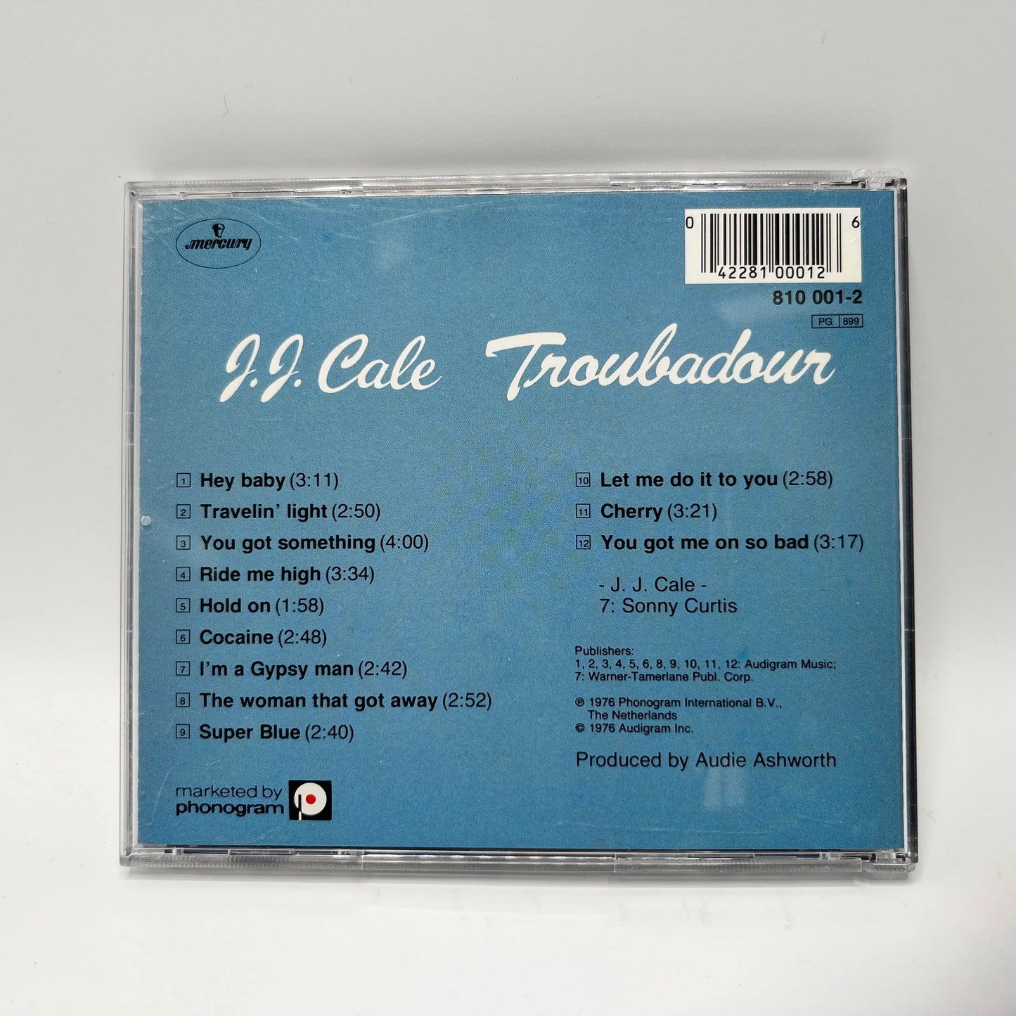 J.J. Cale - Troubadour CD