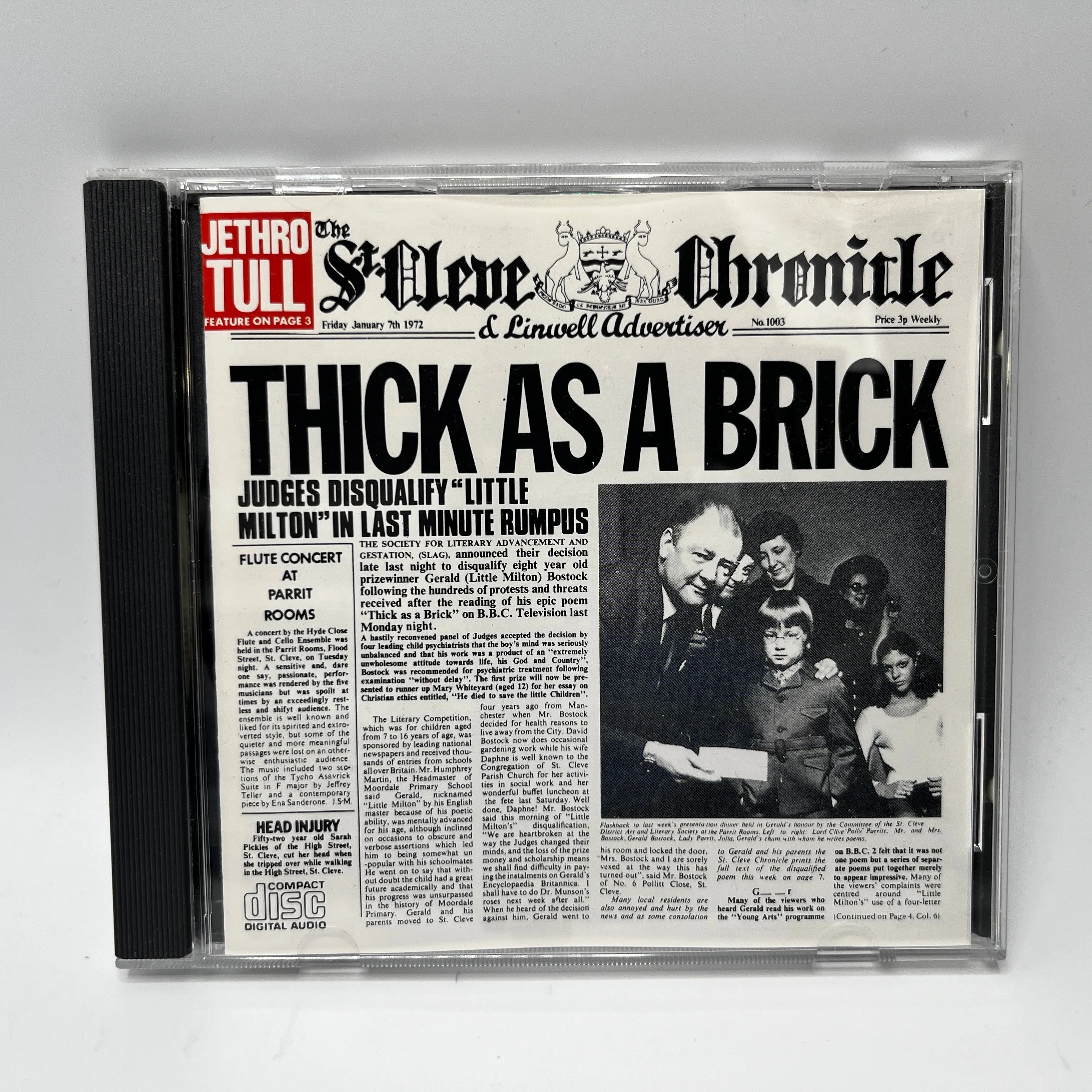 Jethro Tull – Thick As A Brick CD