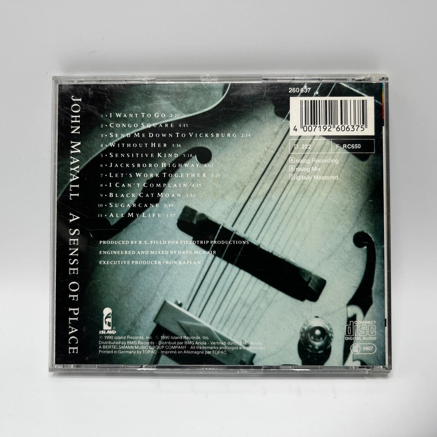 John Mayall - A Sense Of Place CD