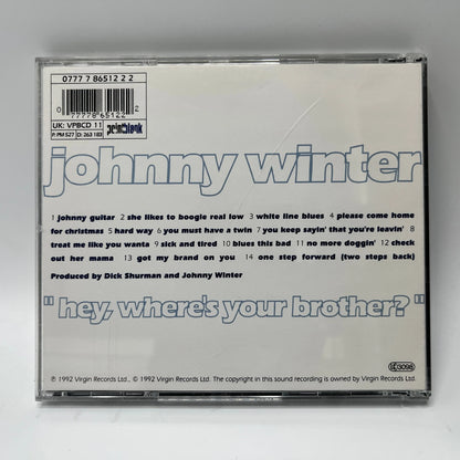 Johnny Winter - "Hey, Where's Your Brother?" CD