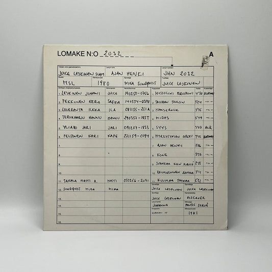 Juice Leskinen - Ajan Henki LP