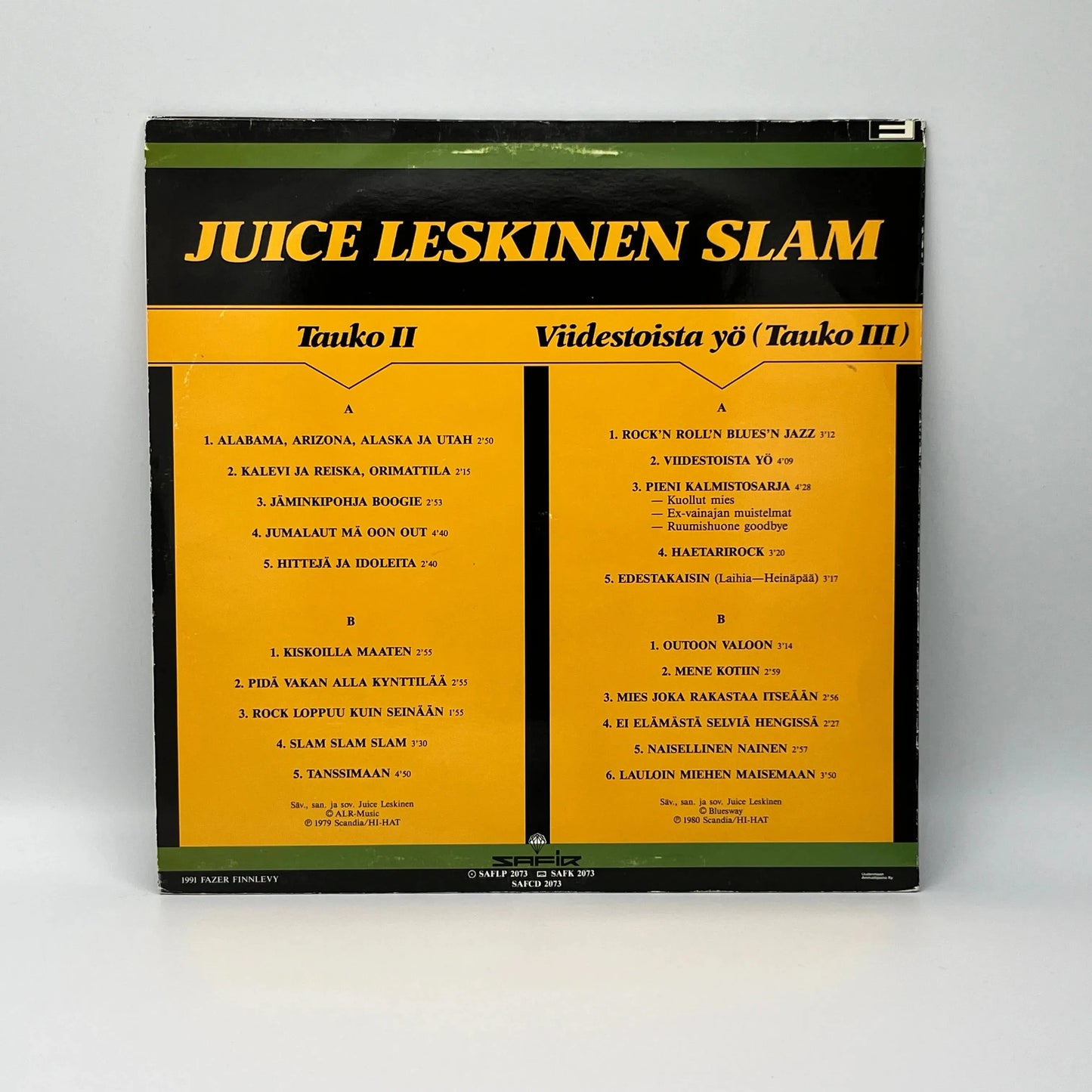 Juice Leskinen Grand Slam - Tauko II - Viidestoista Yö (Tauko III) 2LP