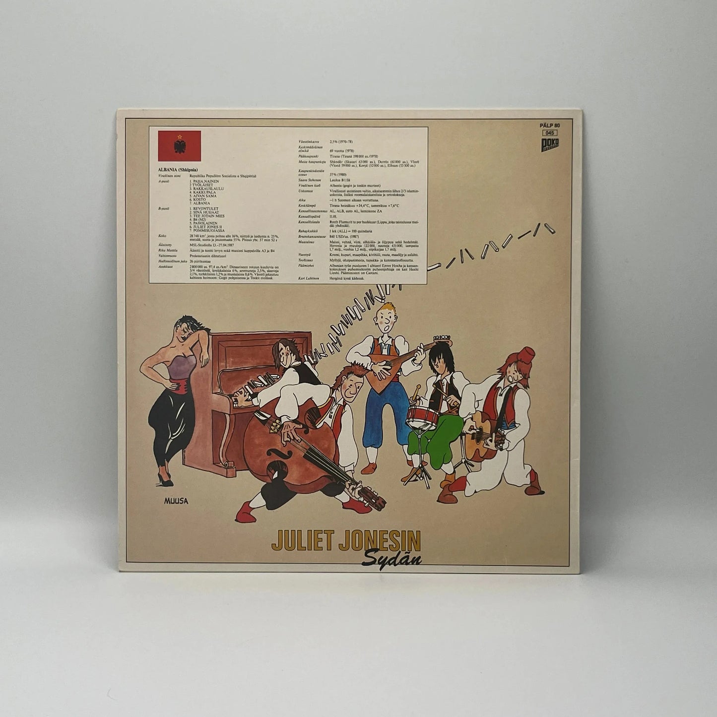 Juliet Jonesin Sydän - Albania LP