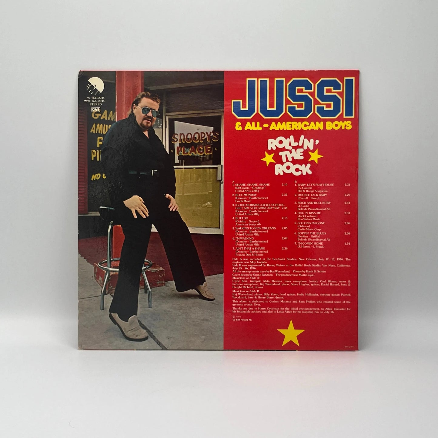Jussi - Rollin' The Rock LP
