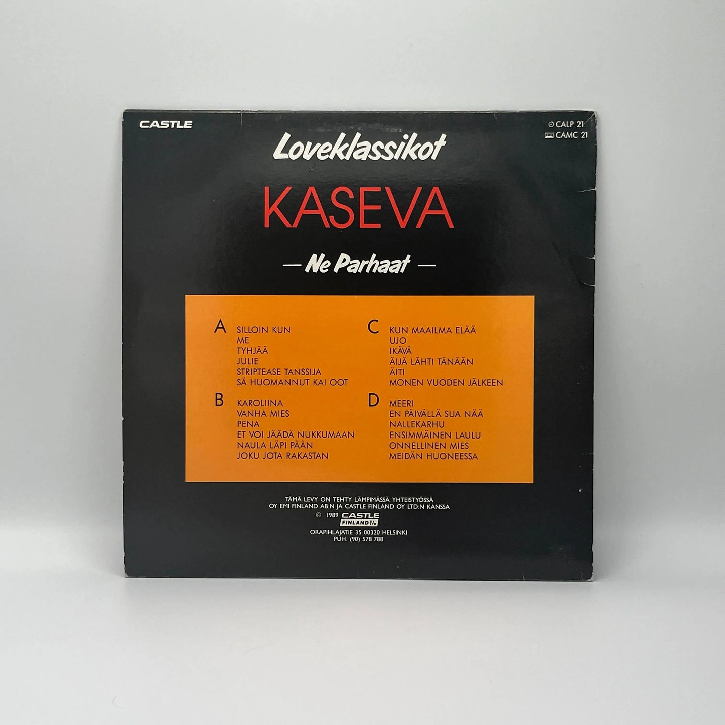 Kaseva - Loveklassikot 2LP