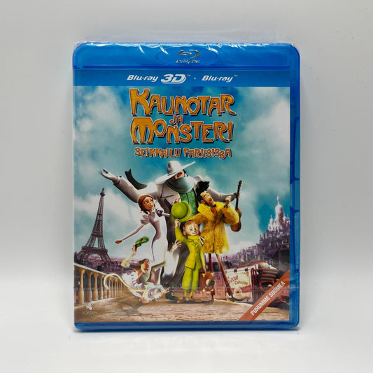 Kaunotar Ja Monsteri - Seikkailu Pariisissa 3D (Blu-Ray)