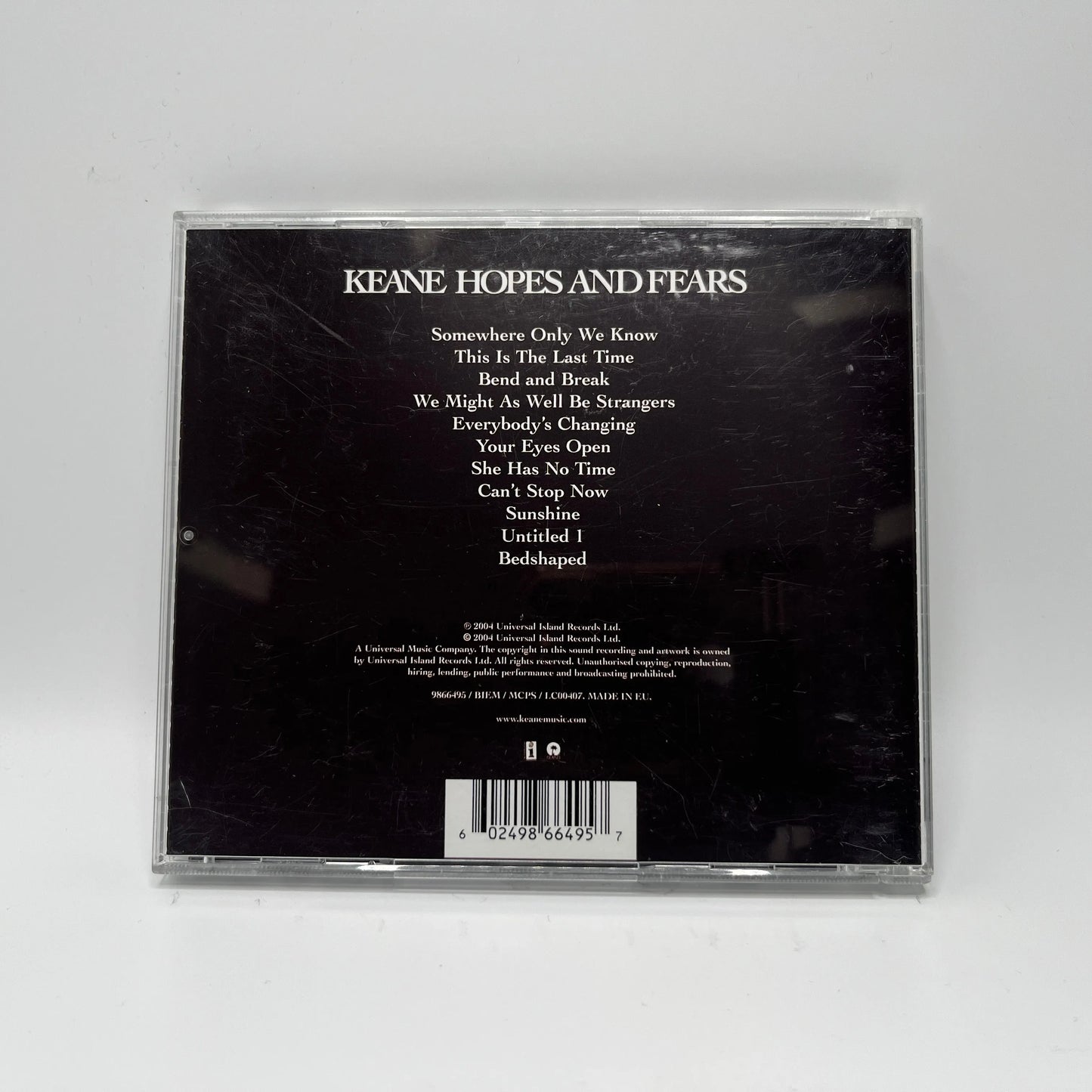 Keane - Hopes And Fears CD