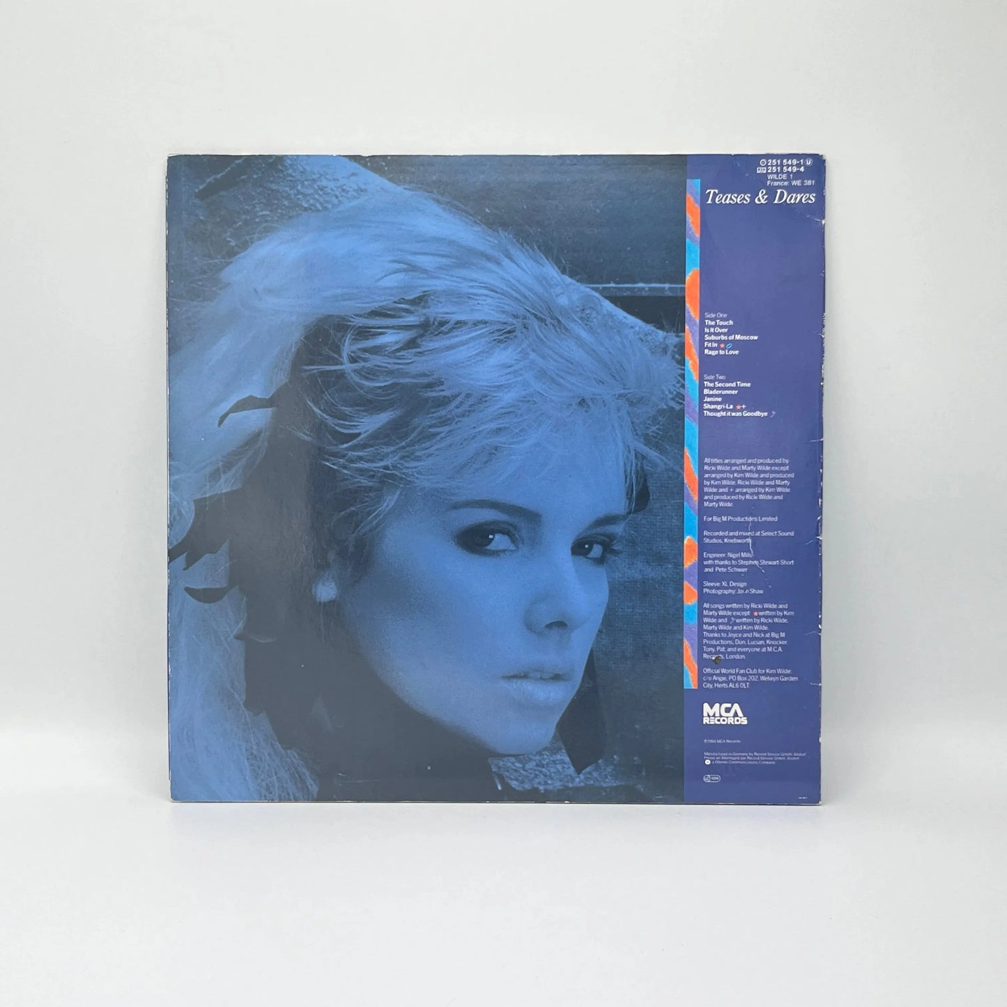 Kim Wilde - Teases & Dares LP