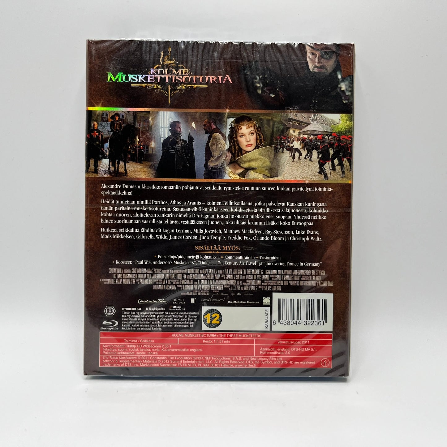 Kolme Muskettisoturia (Blu-Ray)