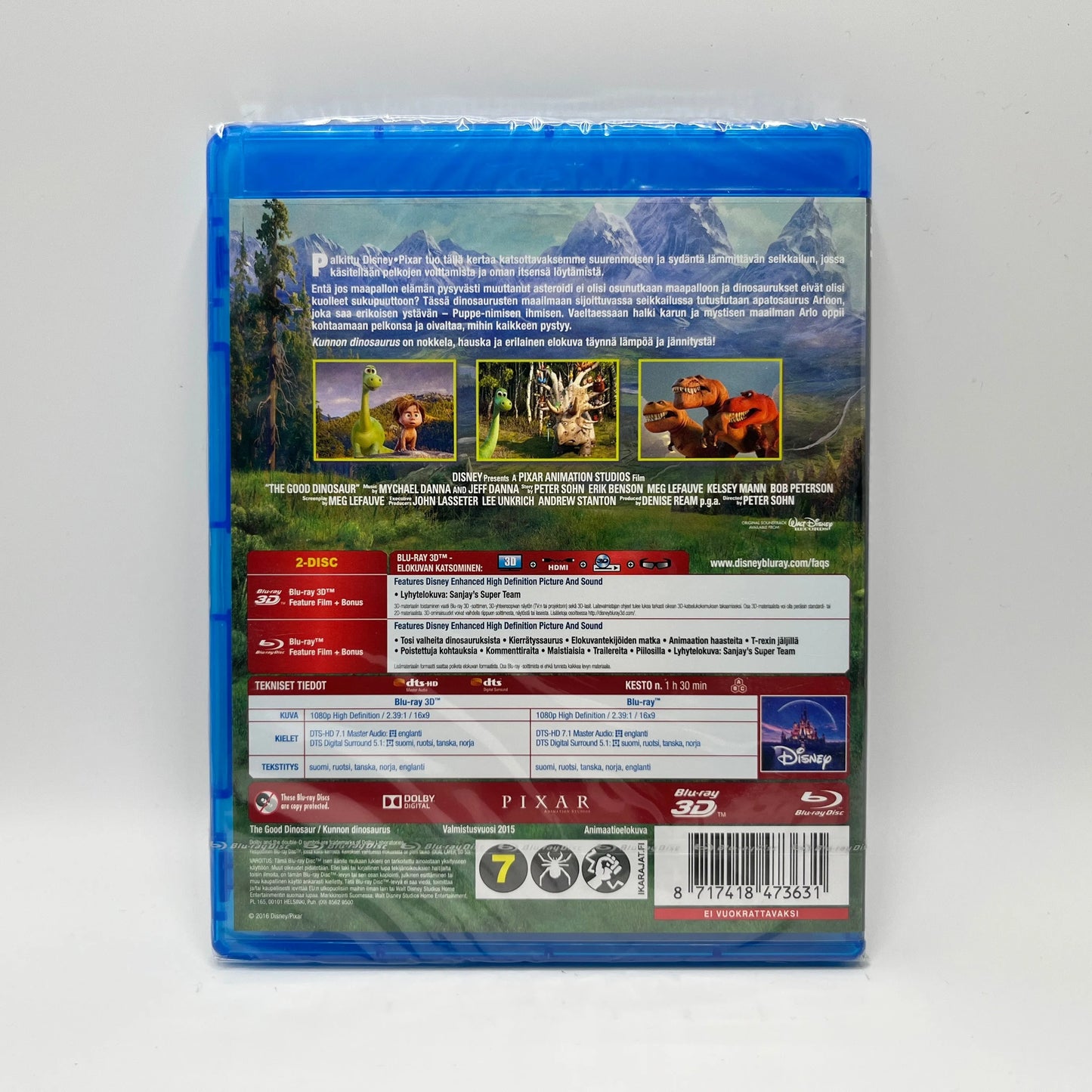 Kunnon Dinosaurus 3D (Blu-Ray)