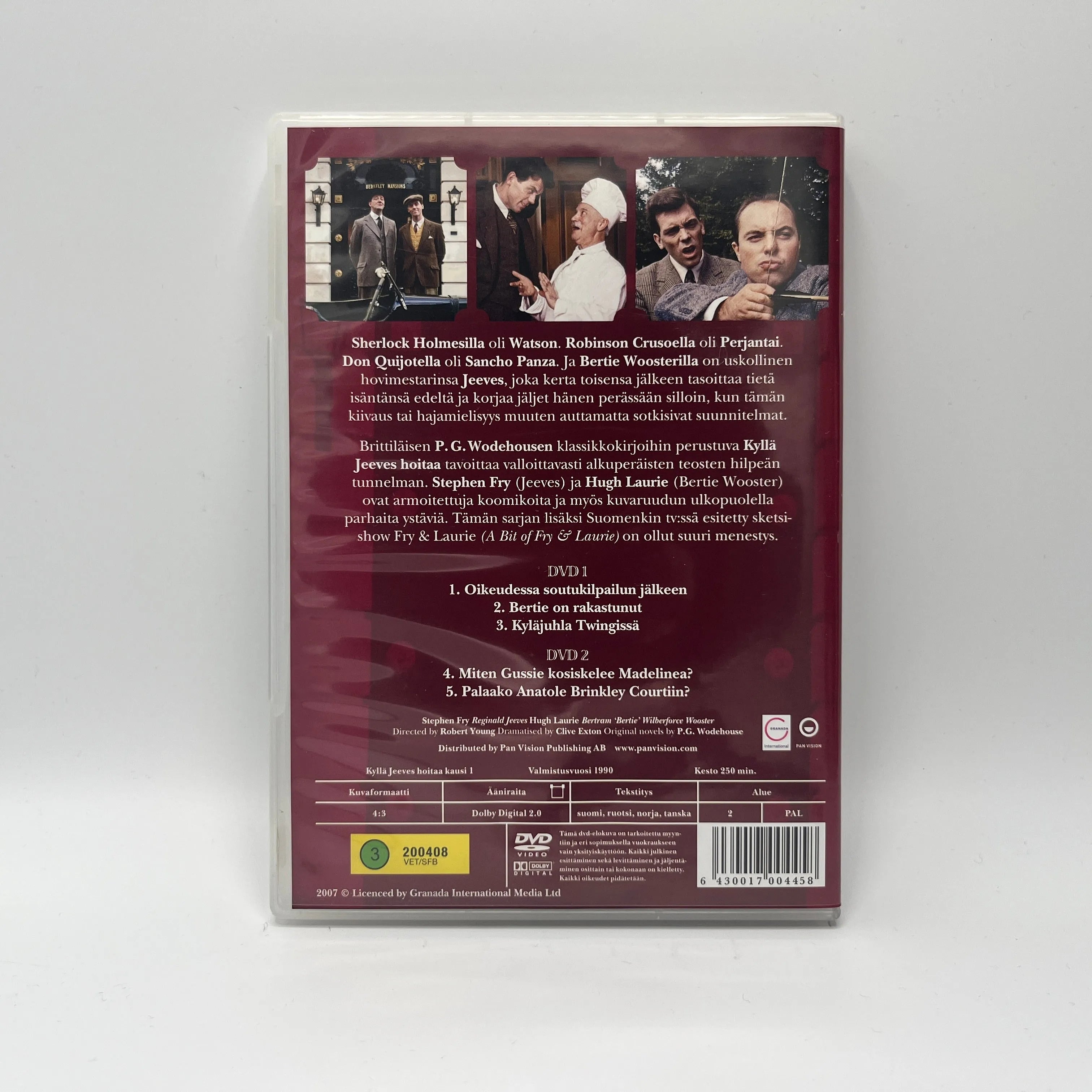 Kyllä Jeeves Hoitaa Kausi 1 (DVD)