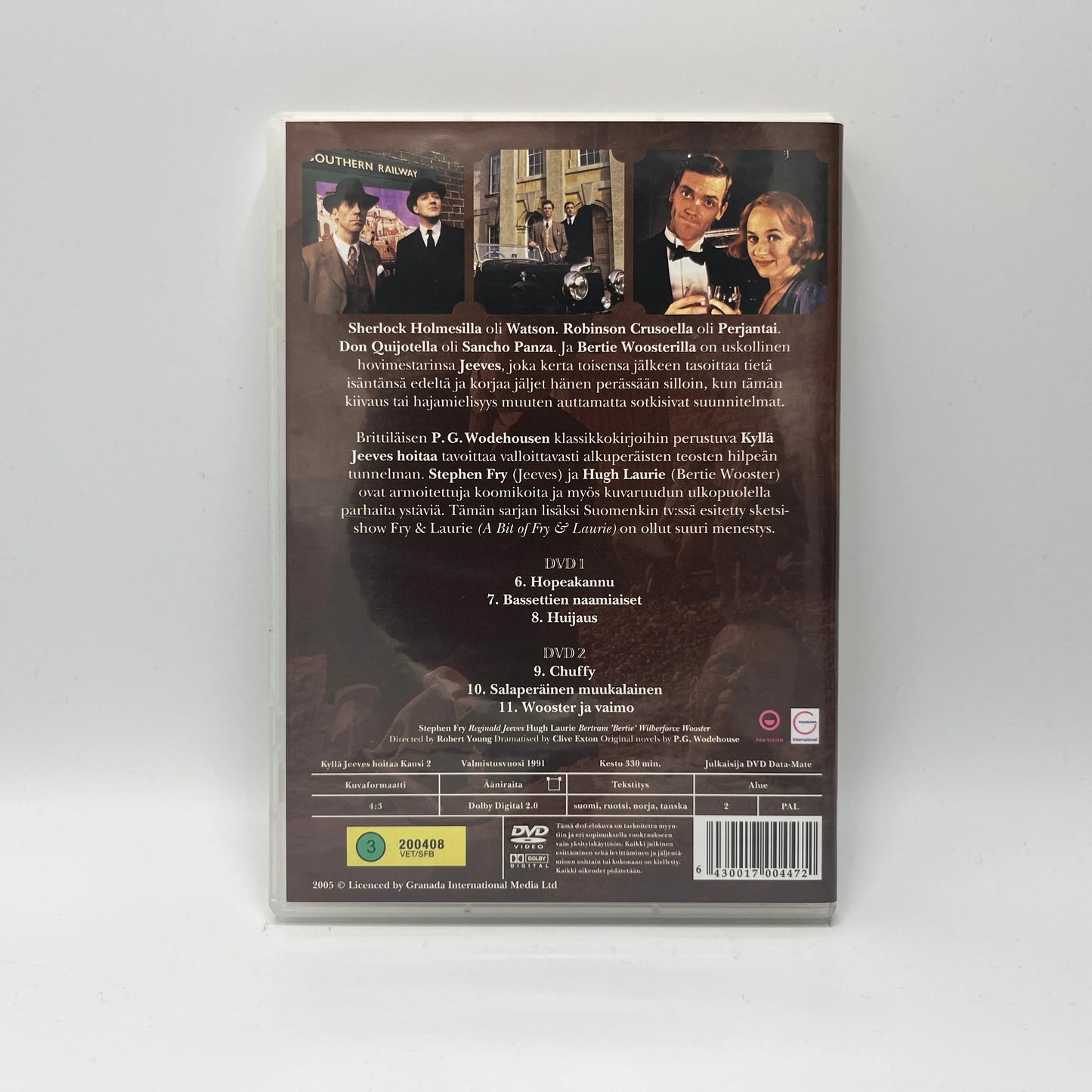 Kyllä Jeeves Hoitaa Kausi 2 (DVD)