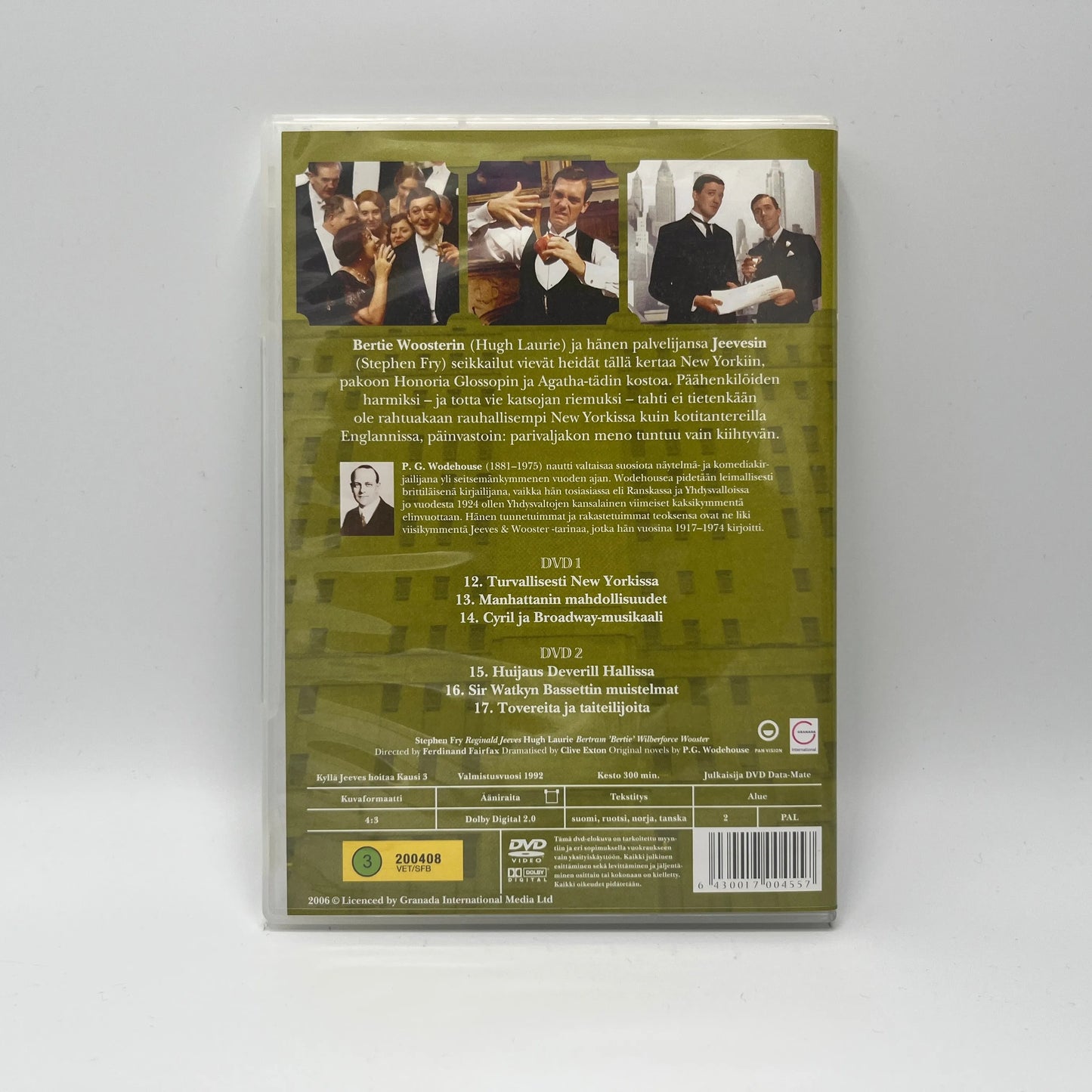 Kyllä Jeeves Hoitaa Kausi 3 (DVD)