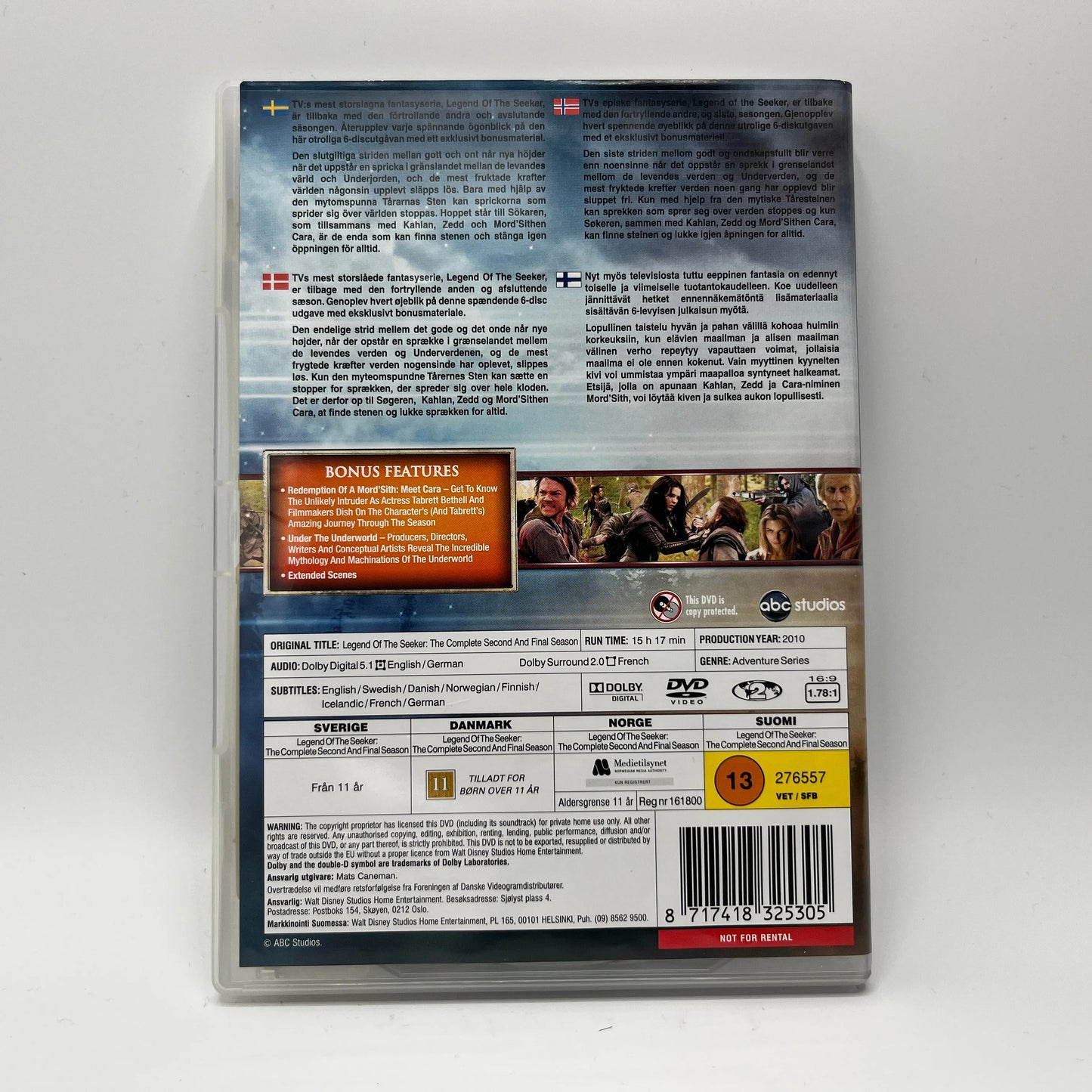Legend Of The Seeker - Kausi 2 (DVD)