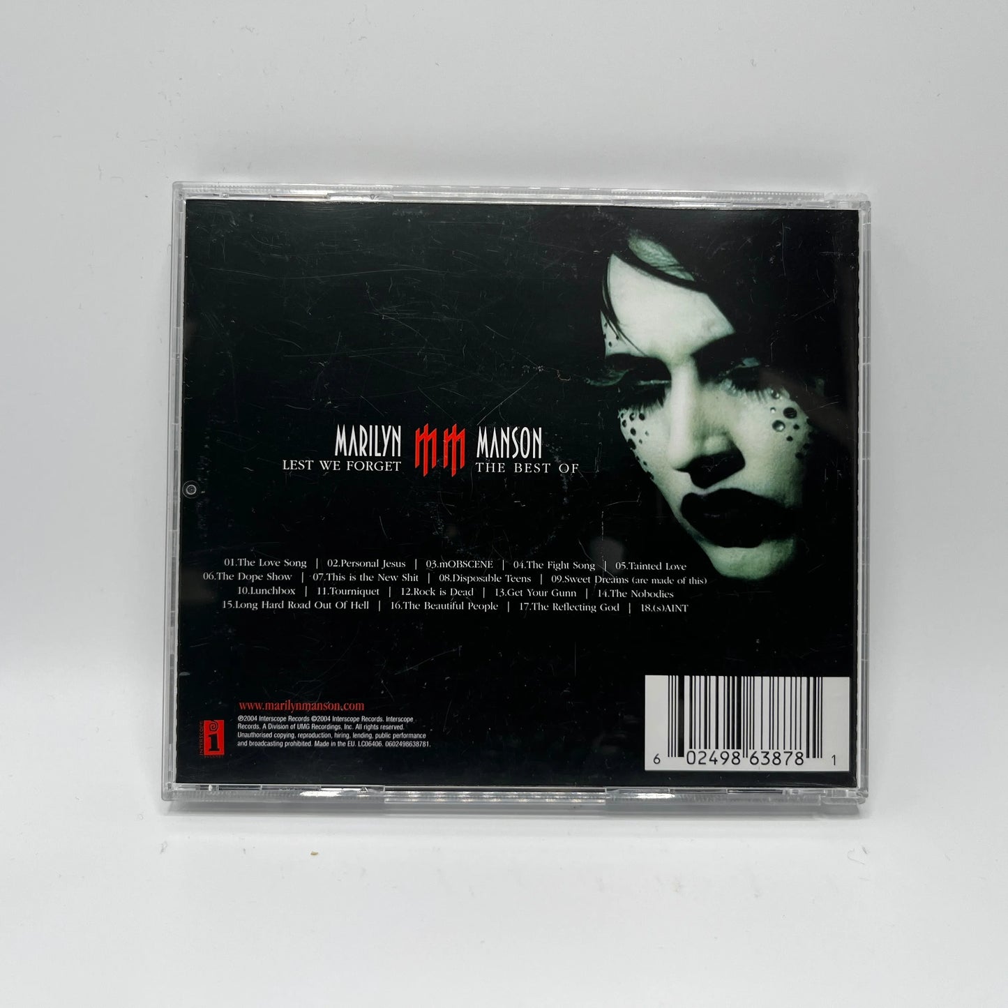 Marilyn Manson - Lest We Forget CD