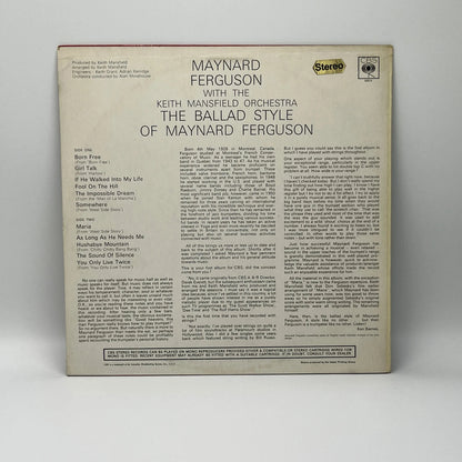 Maynard Ferguson - The Ballad Style Of LP