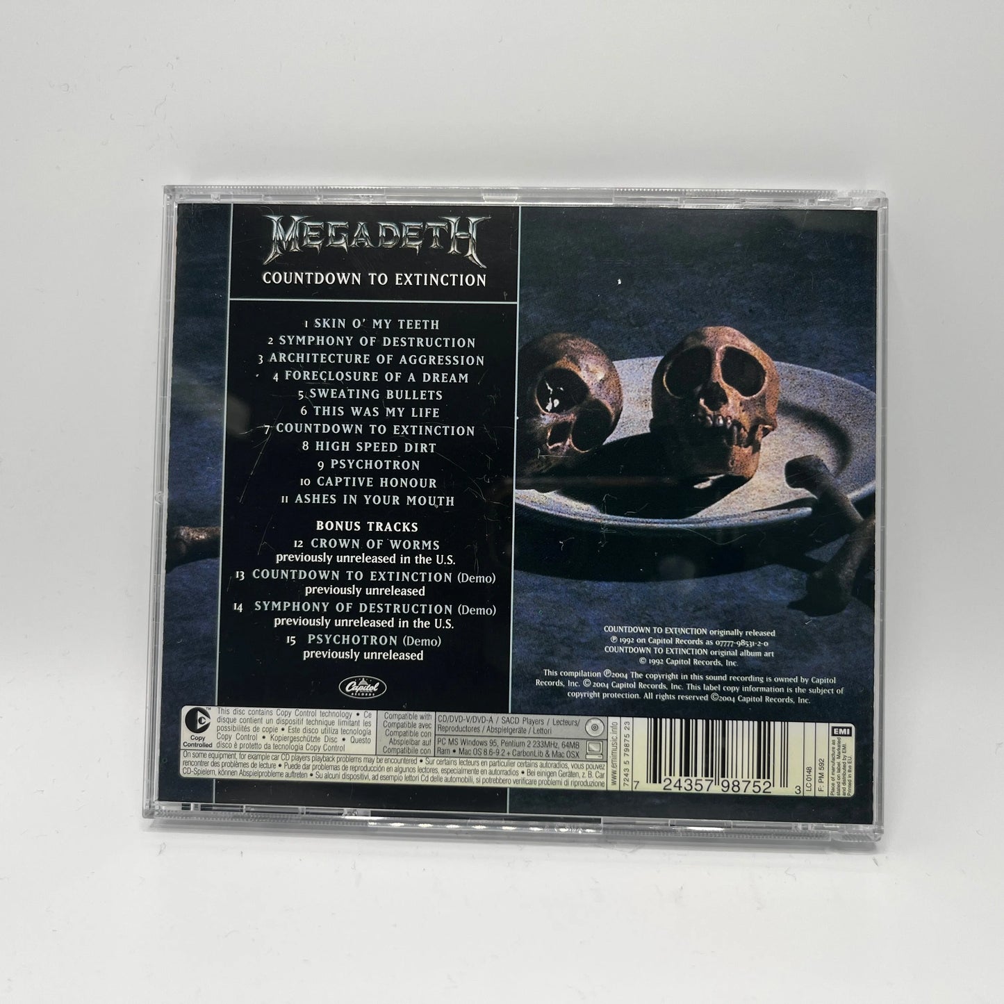 Megadeth - Countdown To Extinction CD
