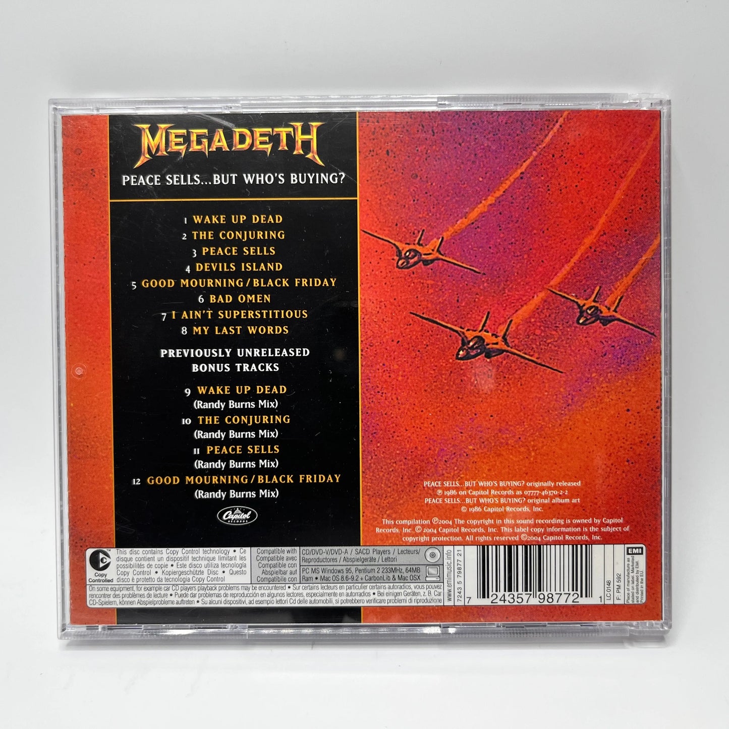 Megadeth – Peace Sells...But Who's Buying? CD