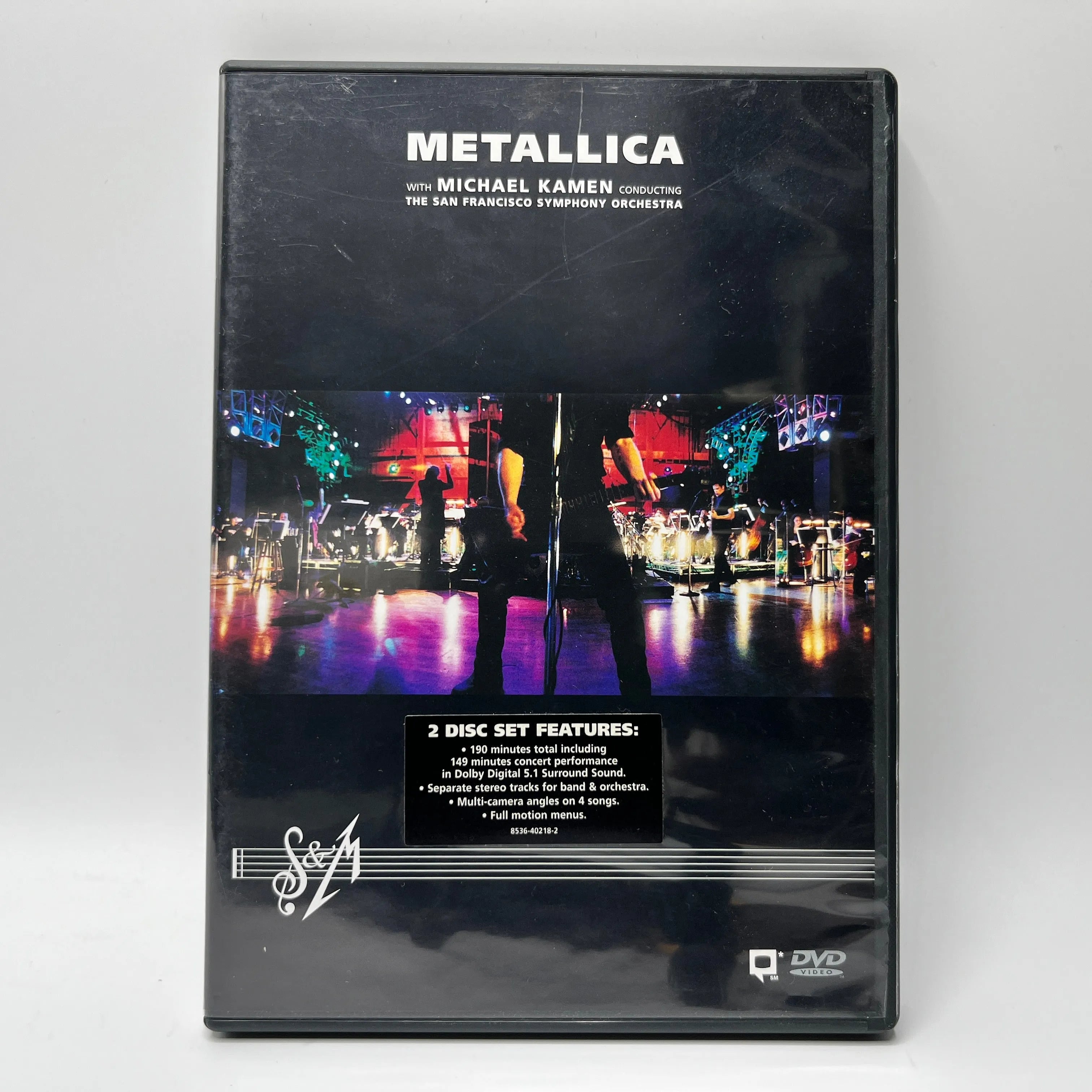 Metallica with Michael Kamen - Conduction The San Francisco Symphony Orchestra - S&M (DVD)