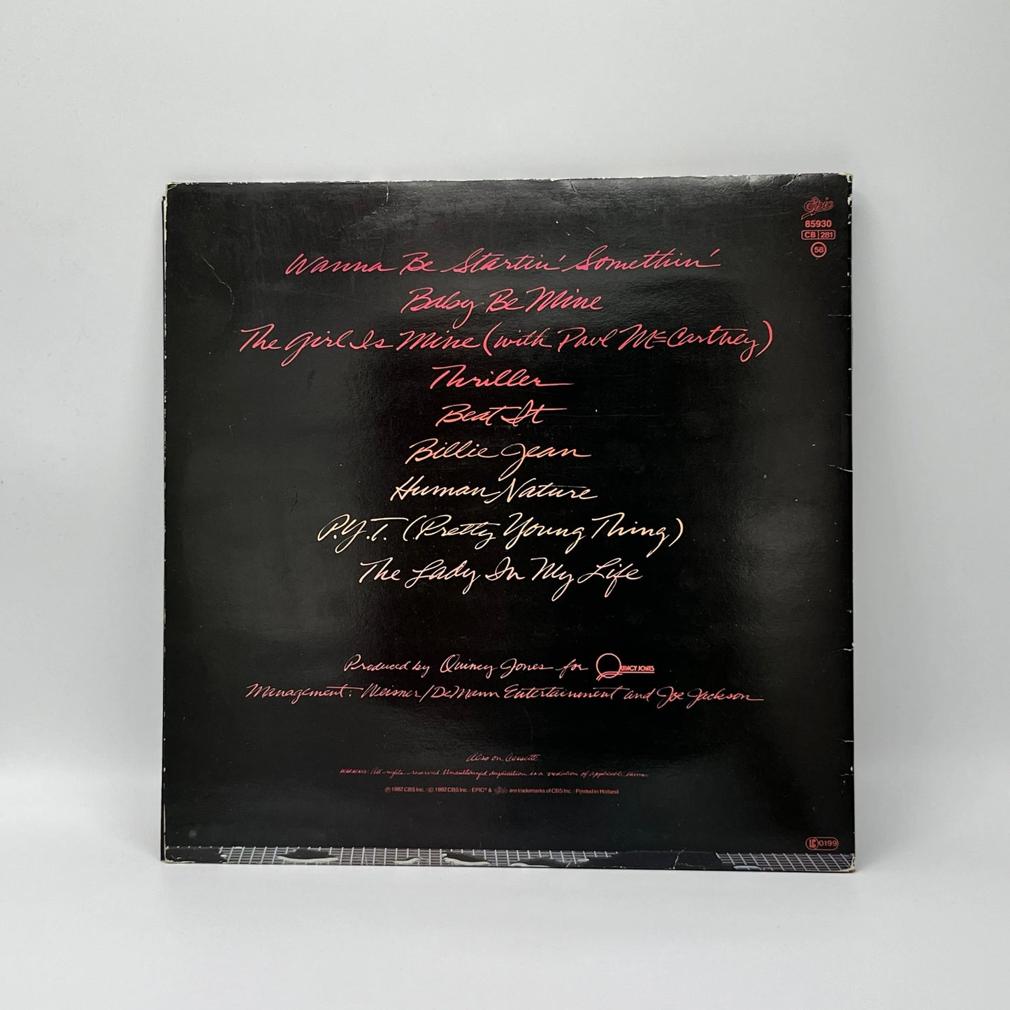 Michael Jackson - Thriller LP