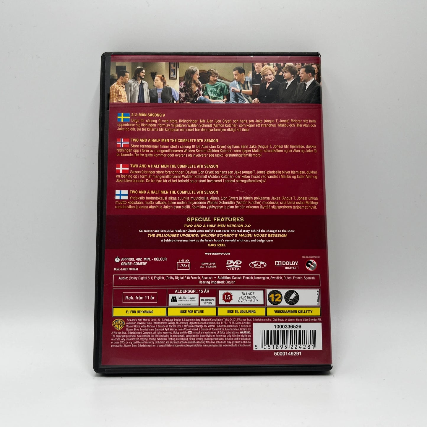 Miehen Puolikkaat - Kausi 9 (3DVD)