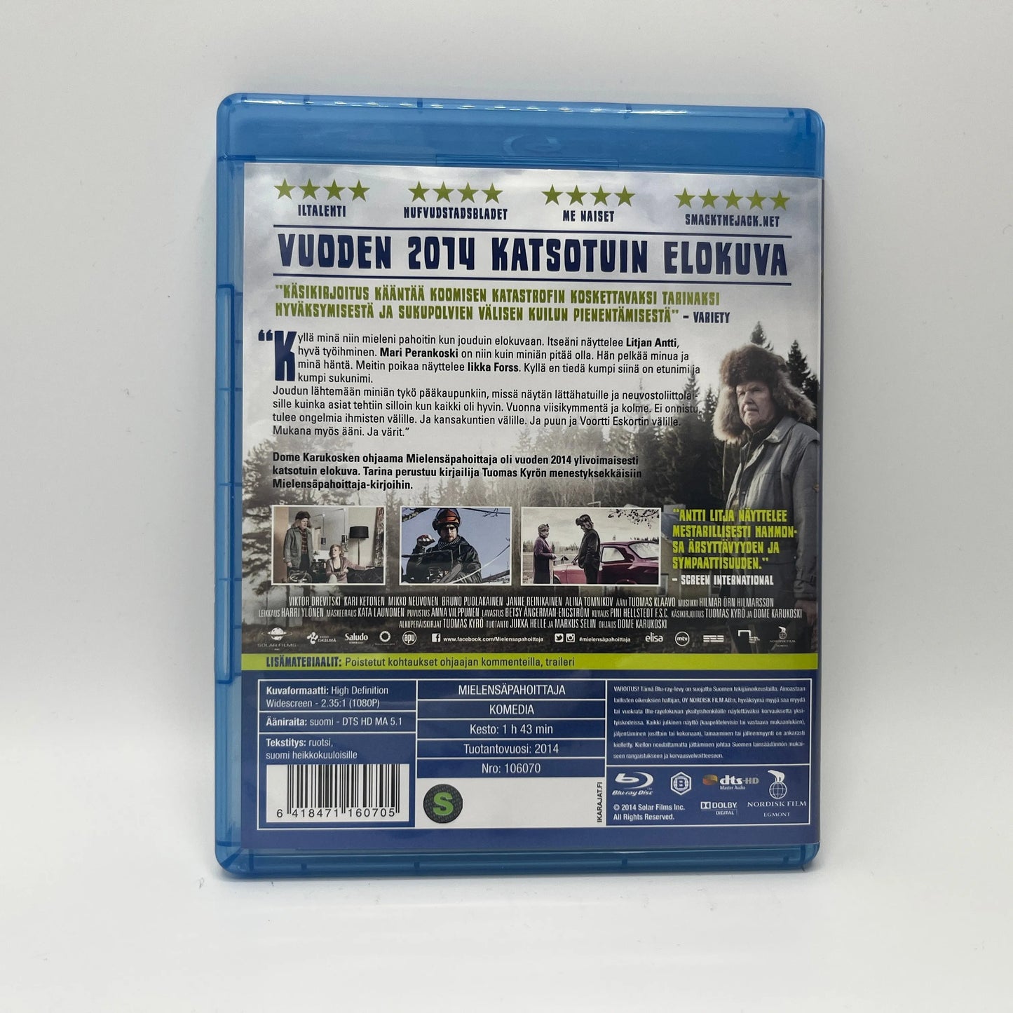 Mielensäpahoittaja (Blu-Ray)