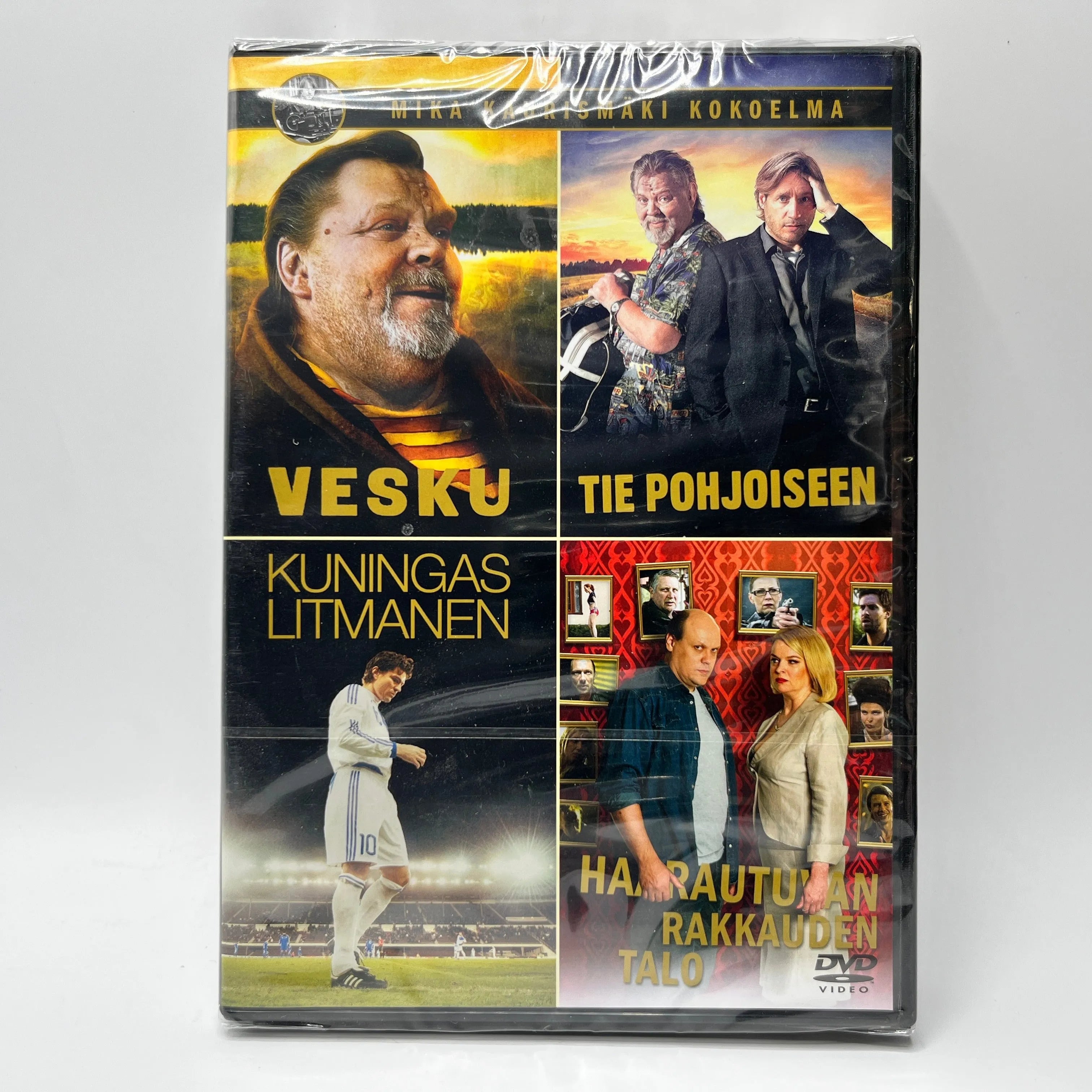Mika Kaurismäki Kokoelma - Vesku / Tie pohjoiseen / Kuningas Litmanen / Haarautuvan rakkauden talo (DVD Box)