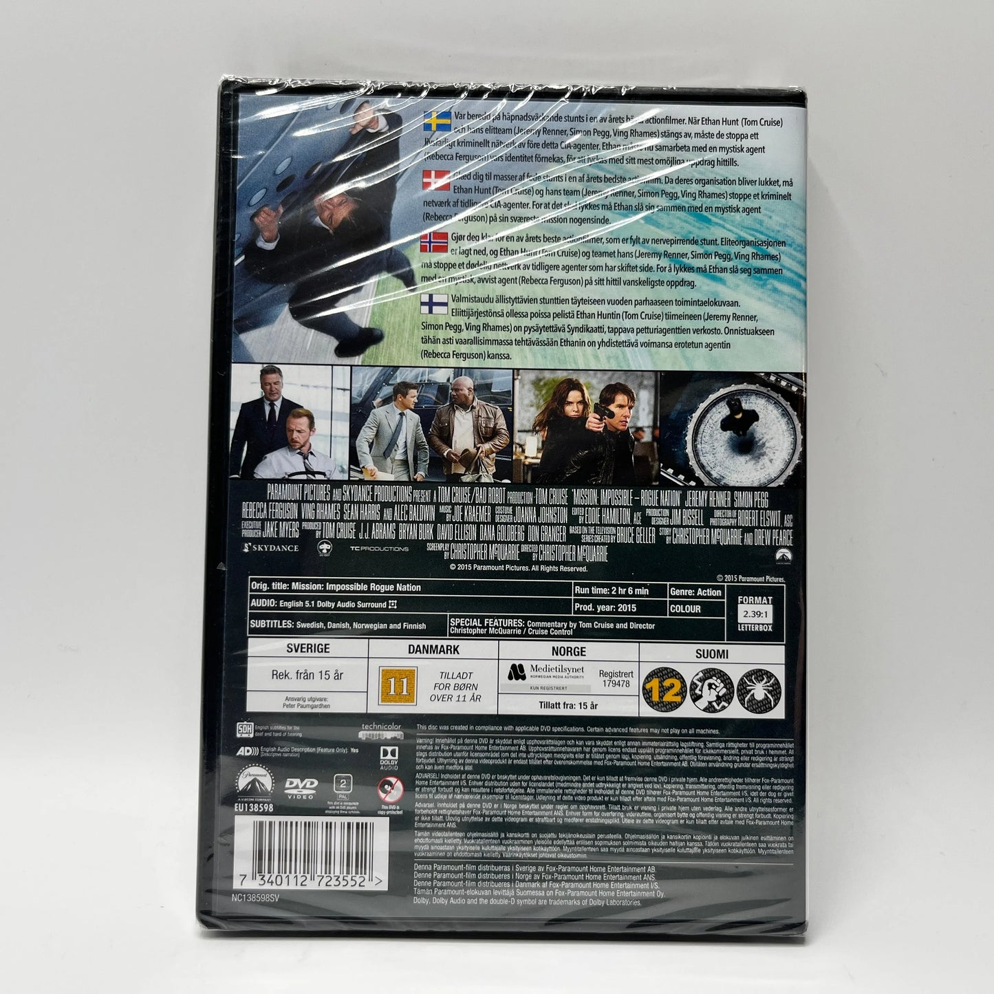 Mission Impossible - Rogue Nation (DVD)