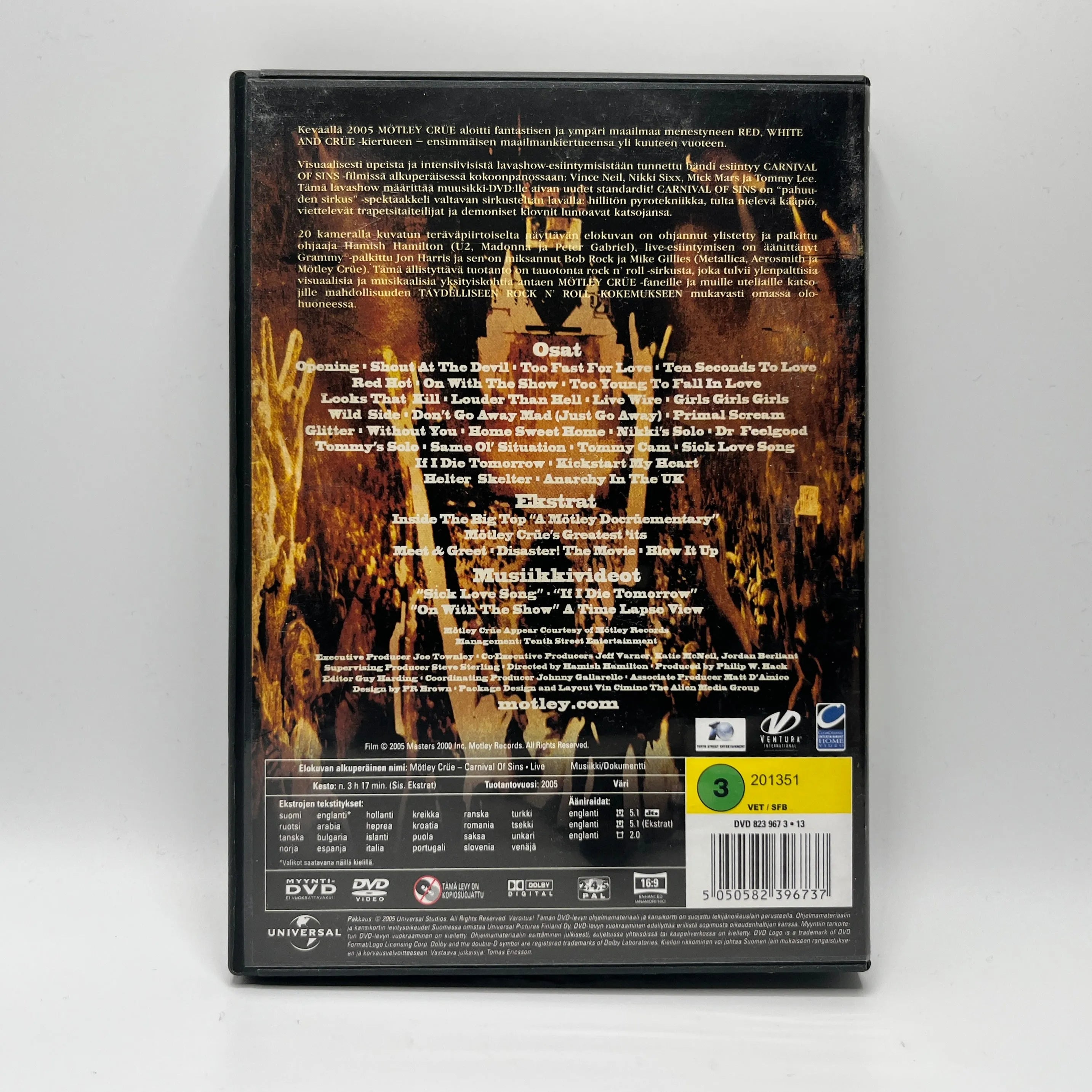 Mötley Crüe - Carnival Of Sins Live (DVD)