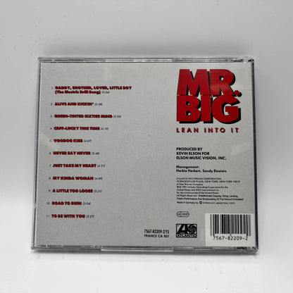 Mr. Big - Lean Into It CD