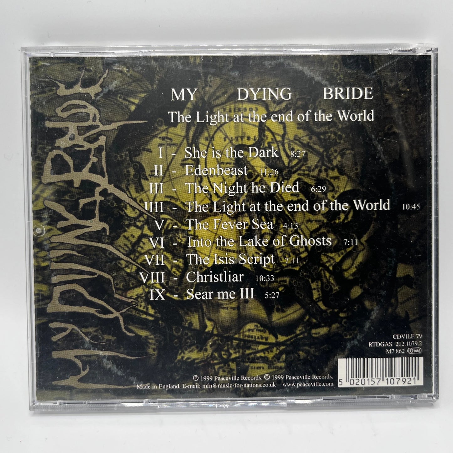My Dying Bride - The Light At The End Of The World CD