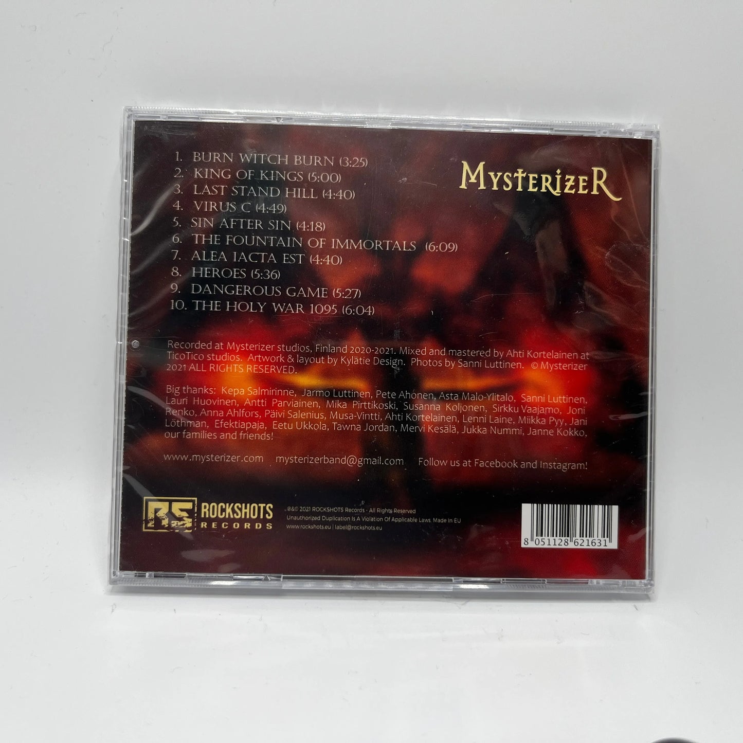 Mysterizer - The Holy War 1095 CD