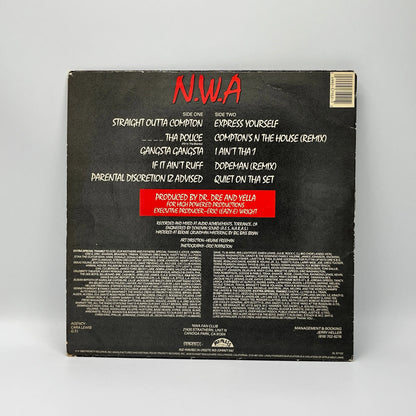 N.W.A - Straight Outta Compton LP